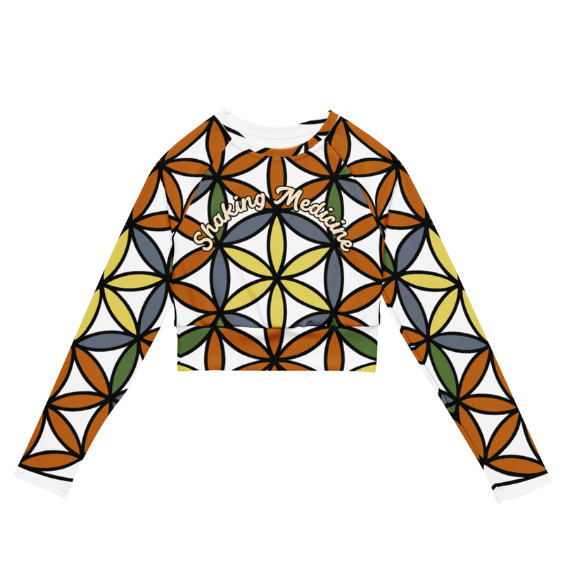 Women's Shaking Medicine Recycled Crop Top