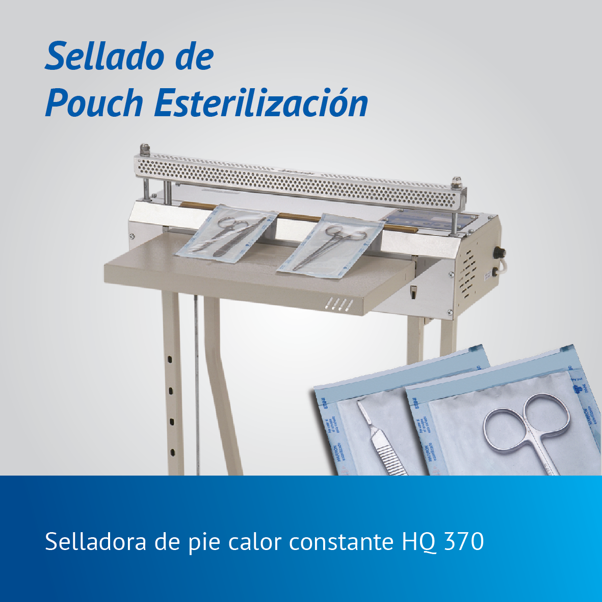 Selladora horizontal de calor constante HQ370