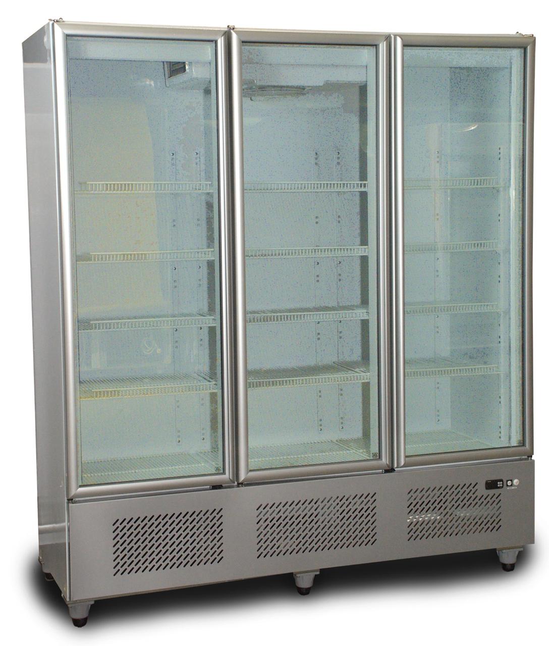 Exhibidora vertical  2 puerta equipo inferior media temperatura Frider