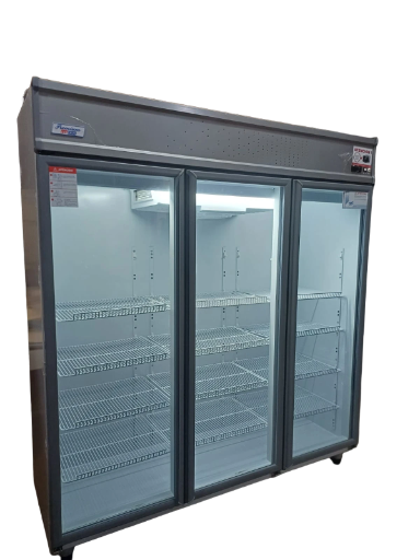 Exhibidora vertical  3 puerta Premium media temperatura Frider