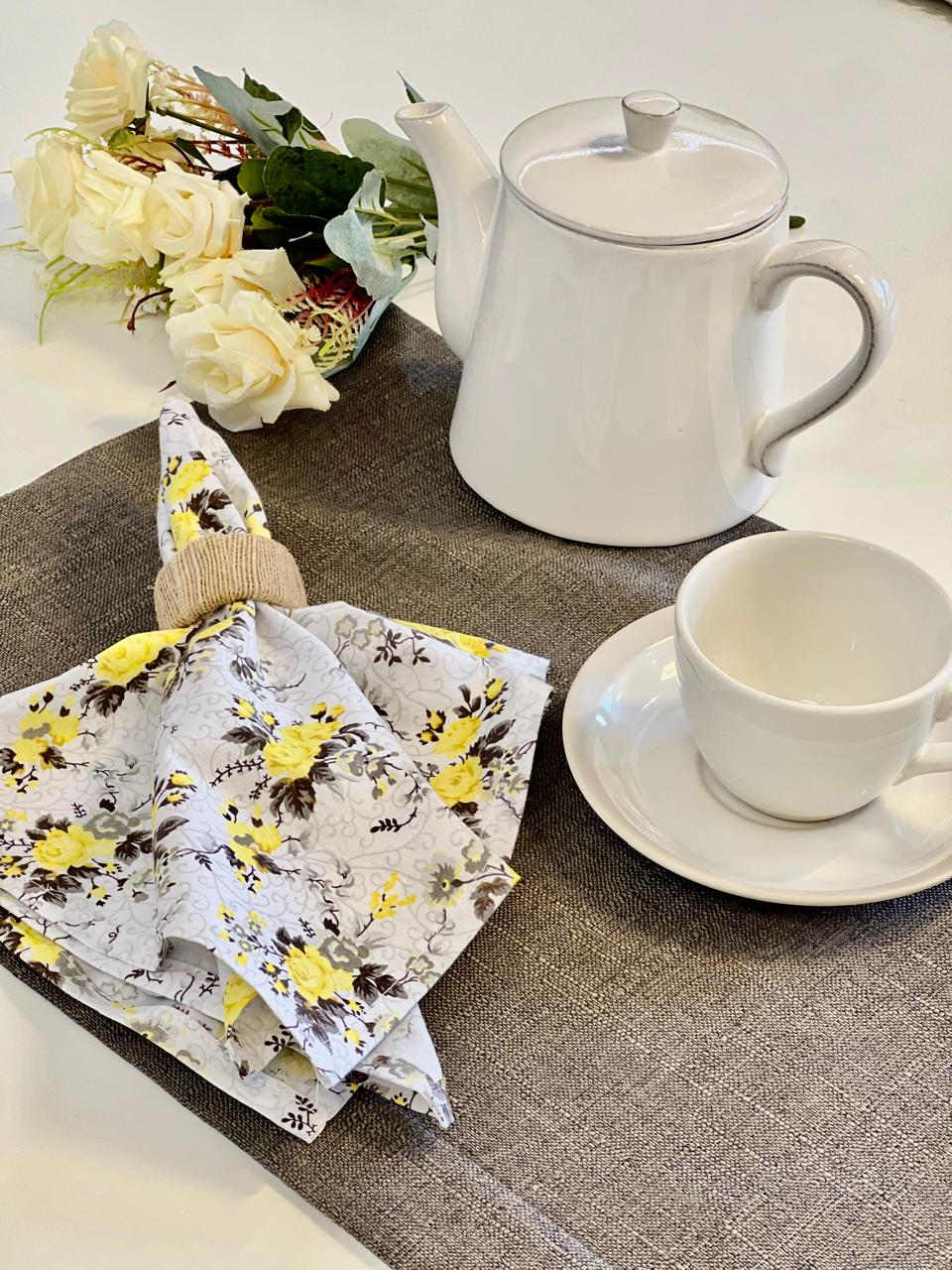 Jogo de chá elegante