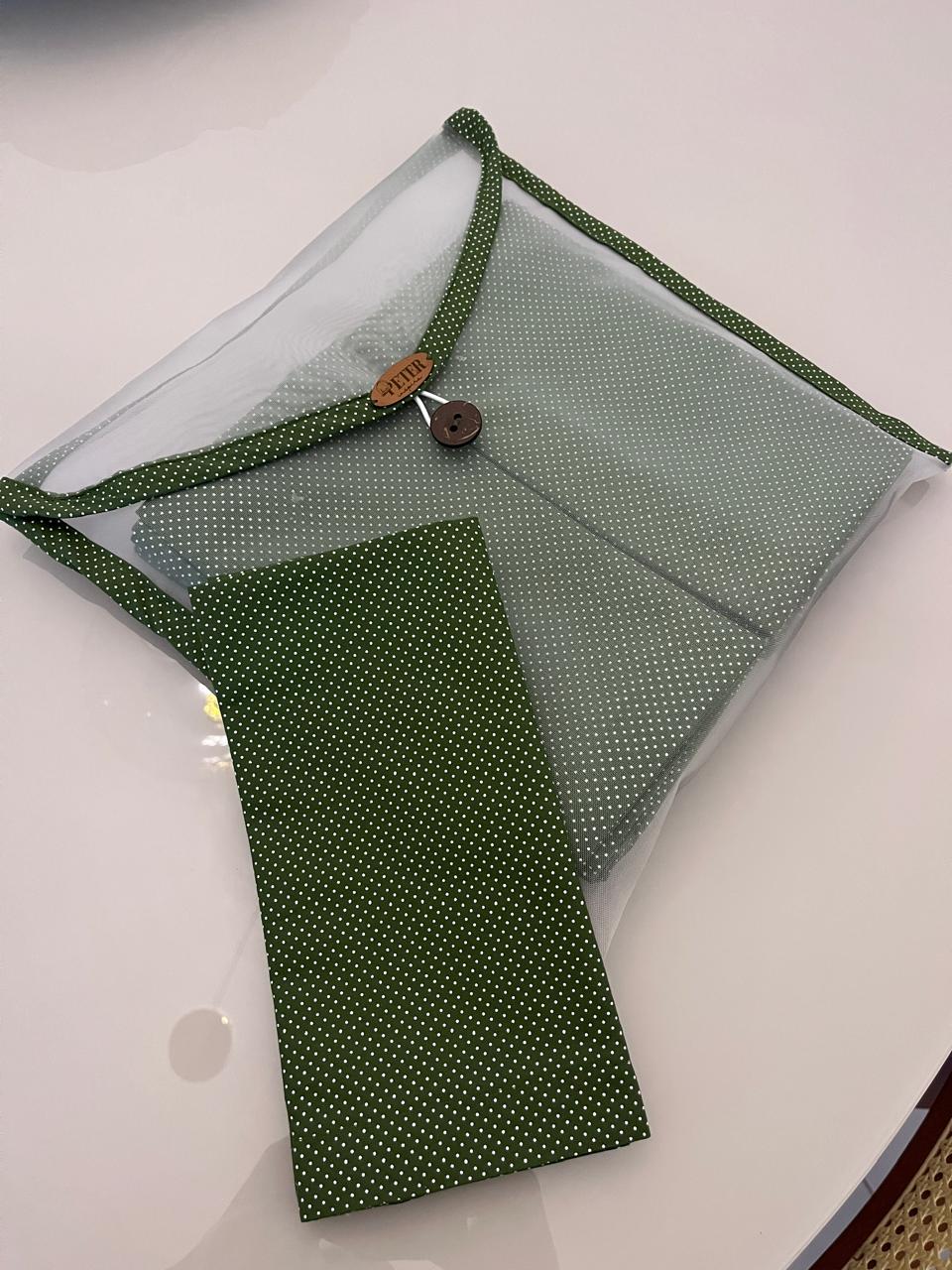 Bolsa organizadora de tecido