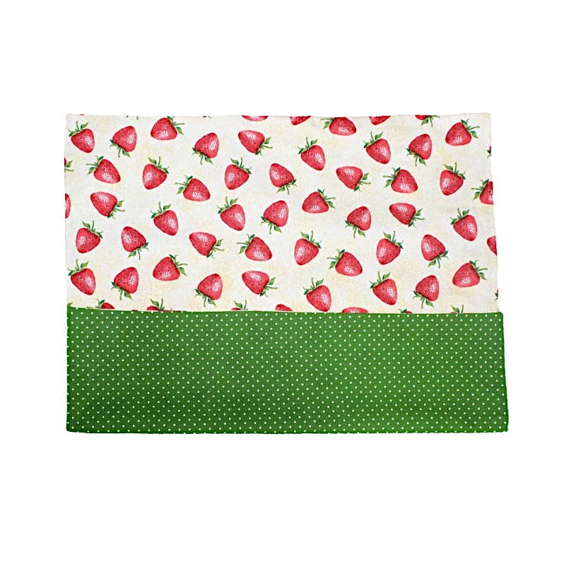 Guardanapo Double Face com estampa de morango