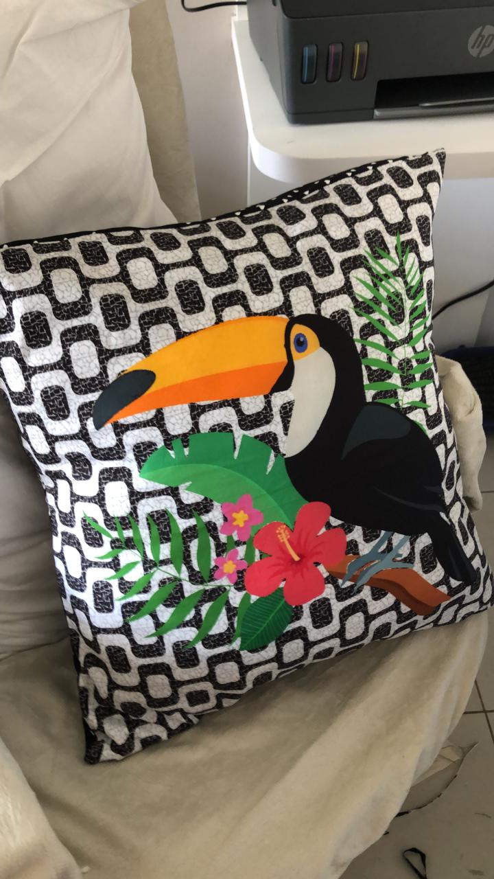 Almofada decorativa estilo retrô