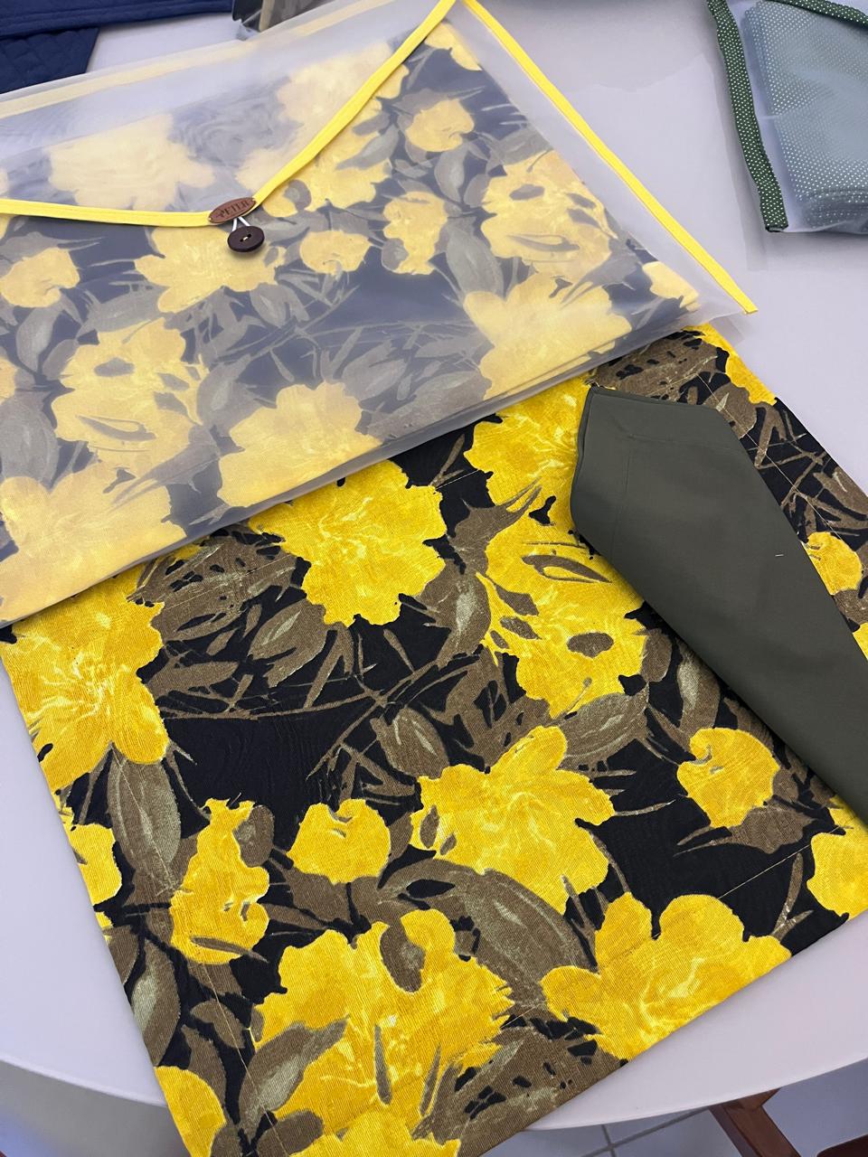 Pasta organizadora floral