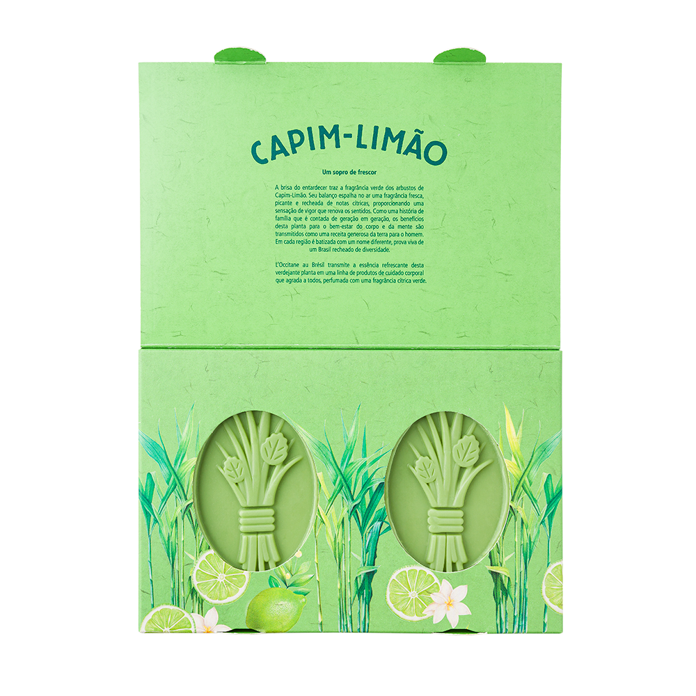 Kit Sabonete Perfumado Capim-Limão