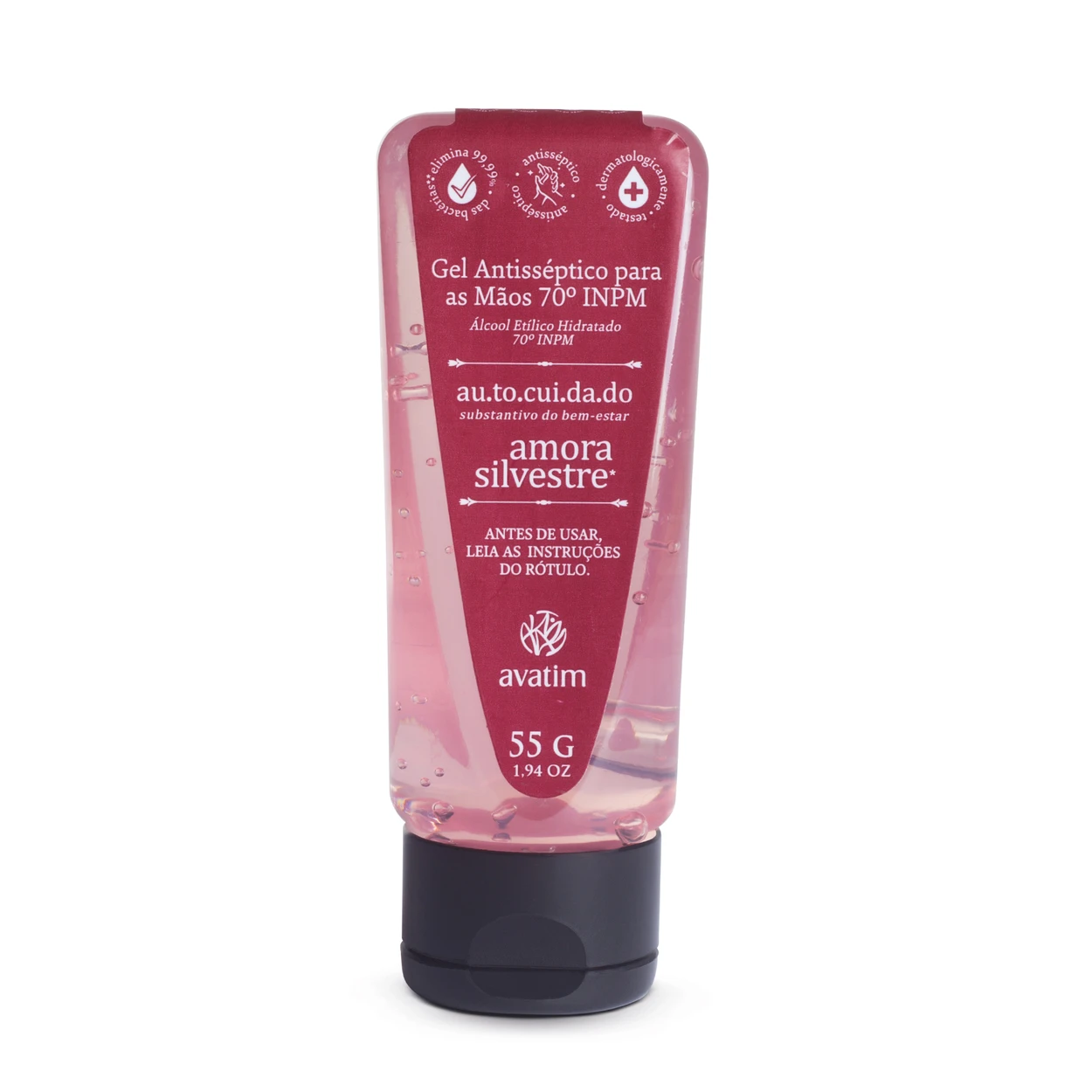 Álcool em Gel Amora Silvestre 55g