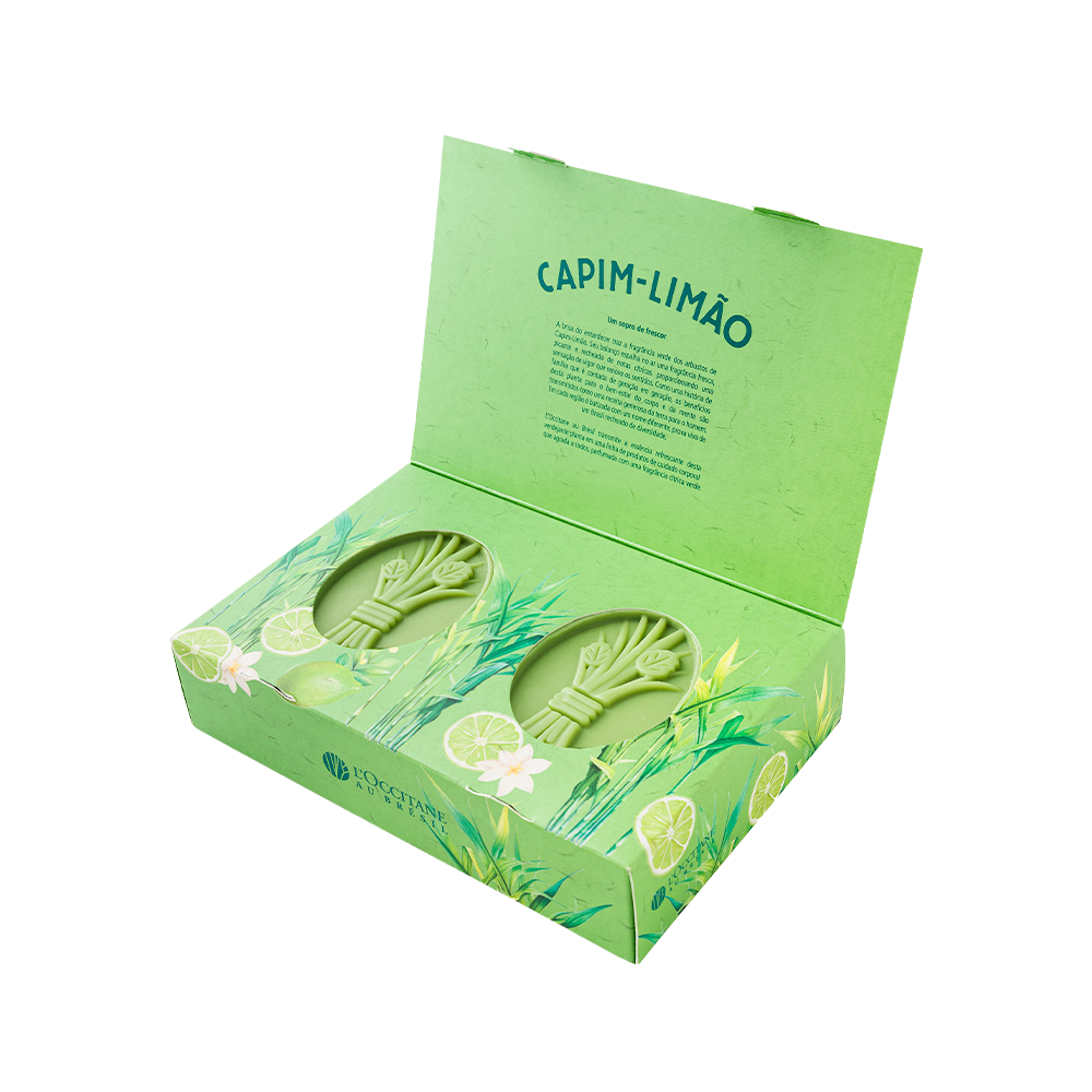 Kit Sabonete Perfumado Capim-Limão