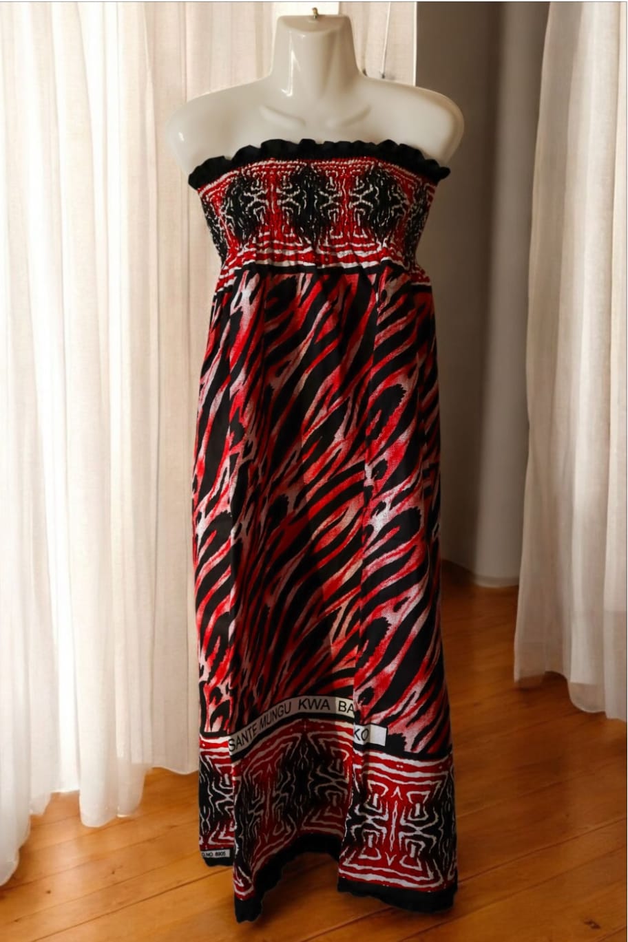 Vestito kanga red