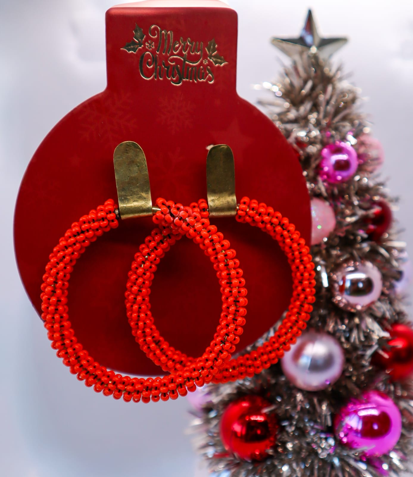 Orecchini Mduara arancio