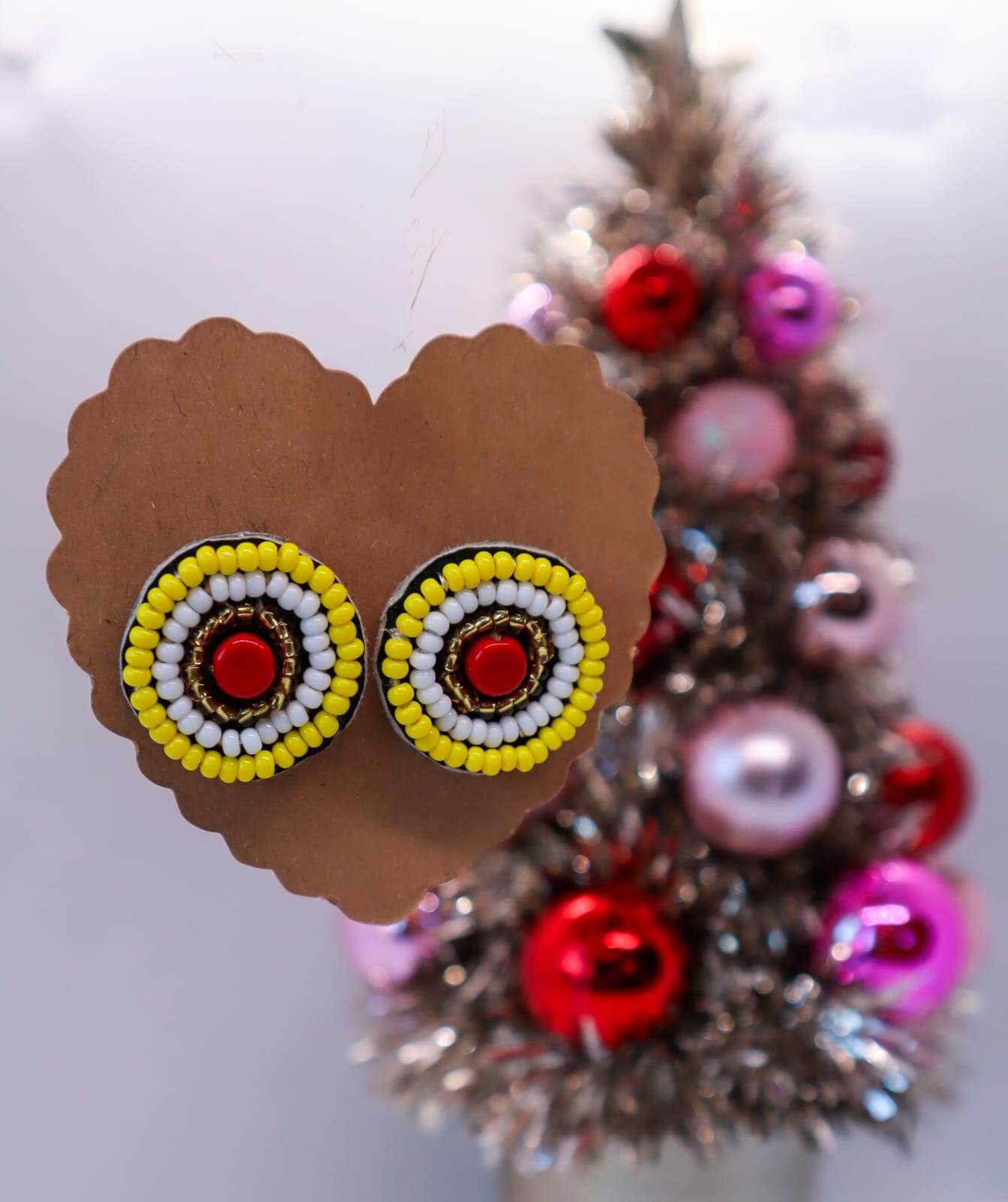 Orecchini clip Ndogo giallo