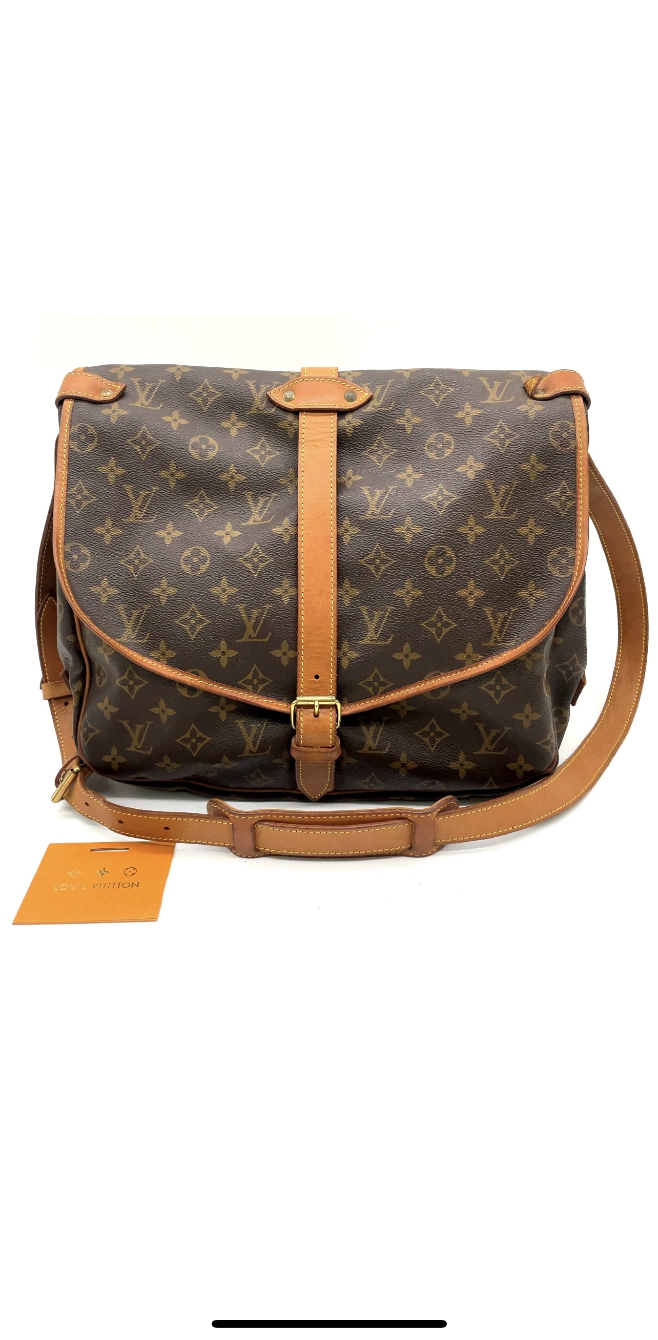 Louis Vuitton Monogram Saumur 35 Messenger Bag