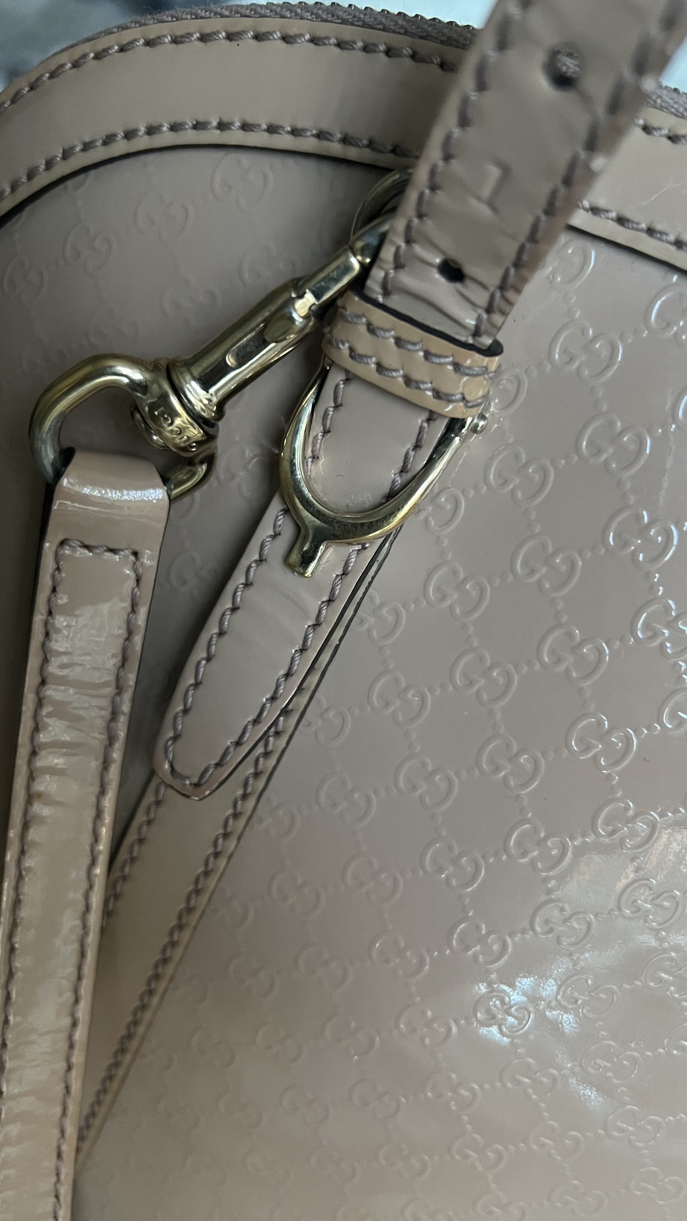 Gucci Beige Designer Handbag