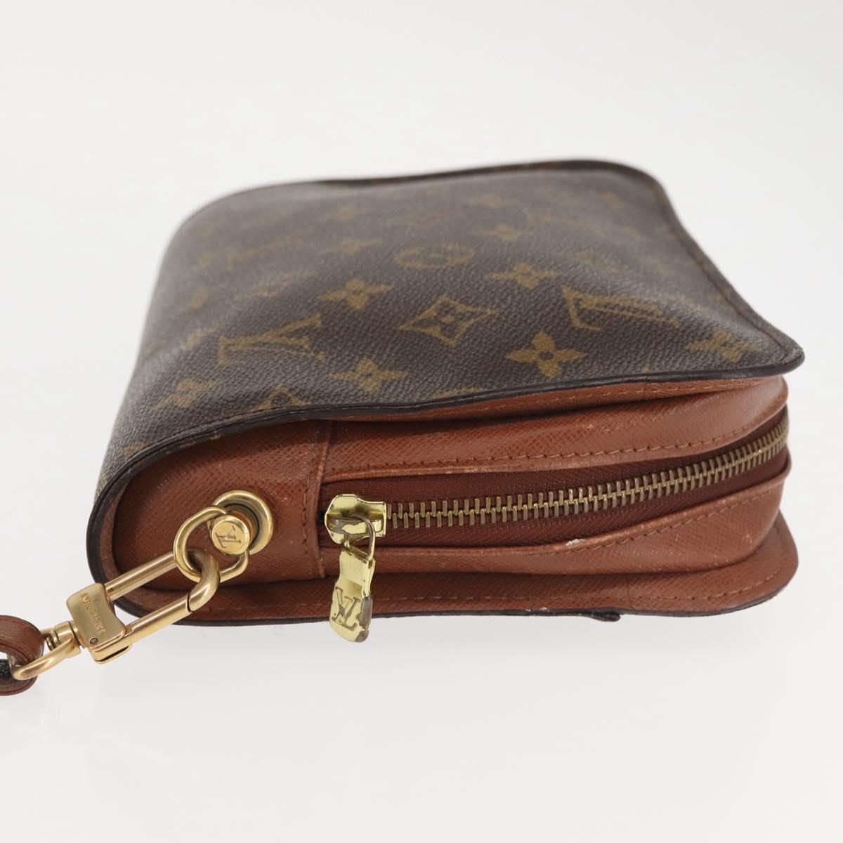 Louis Vuitton Monogram Orsay Clutch Bag Vintage Canvas Classic Style Made in France AR1908