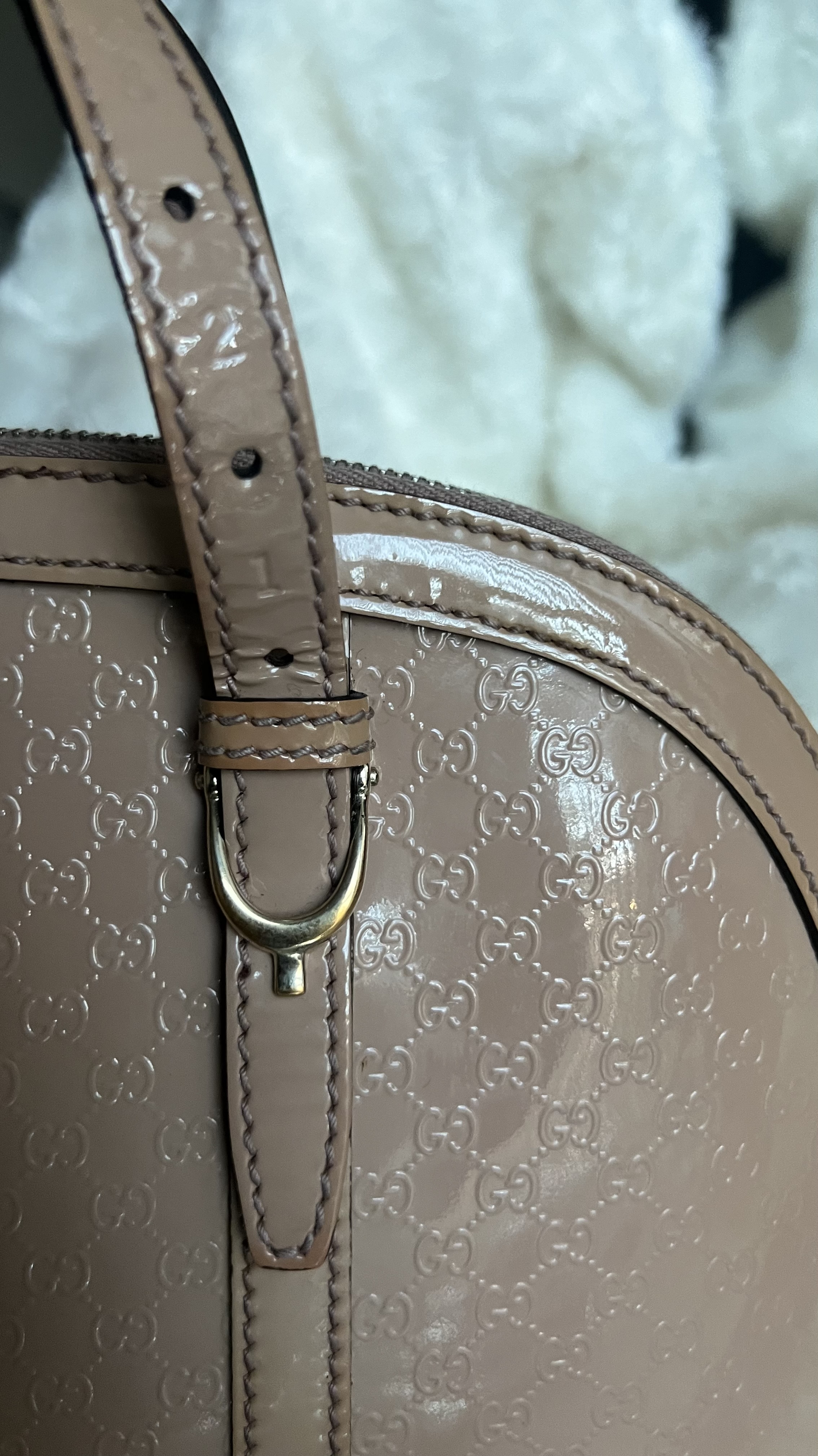 Gucci Beige Designer Handbag
