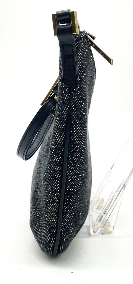 Gucci Navy Denim GG Canvas 32160 One Shoulder Bag