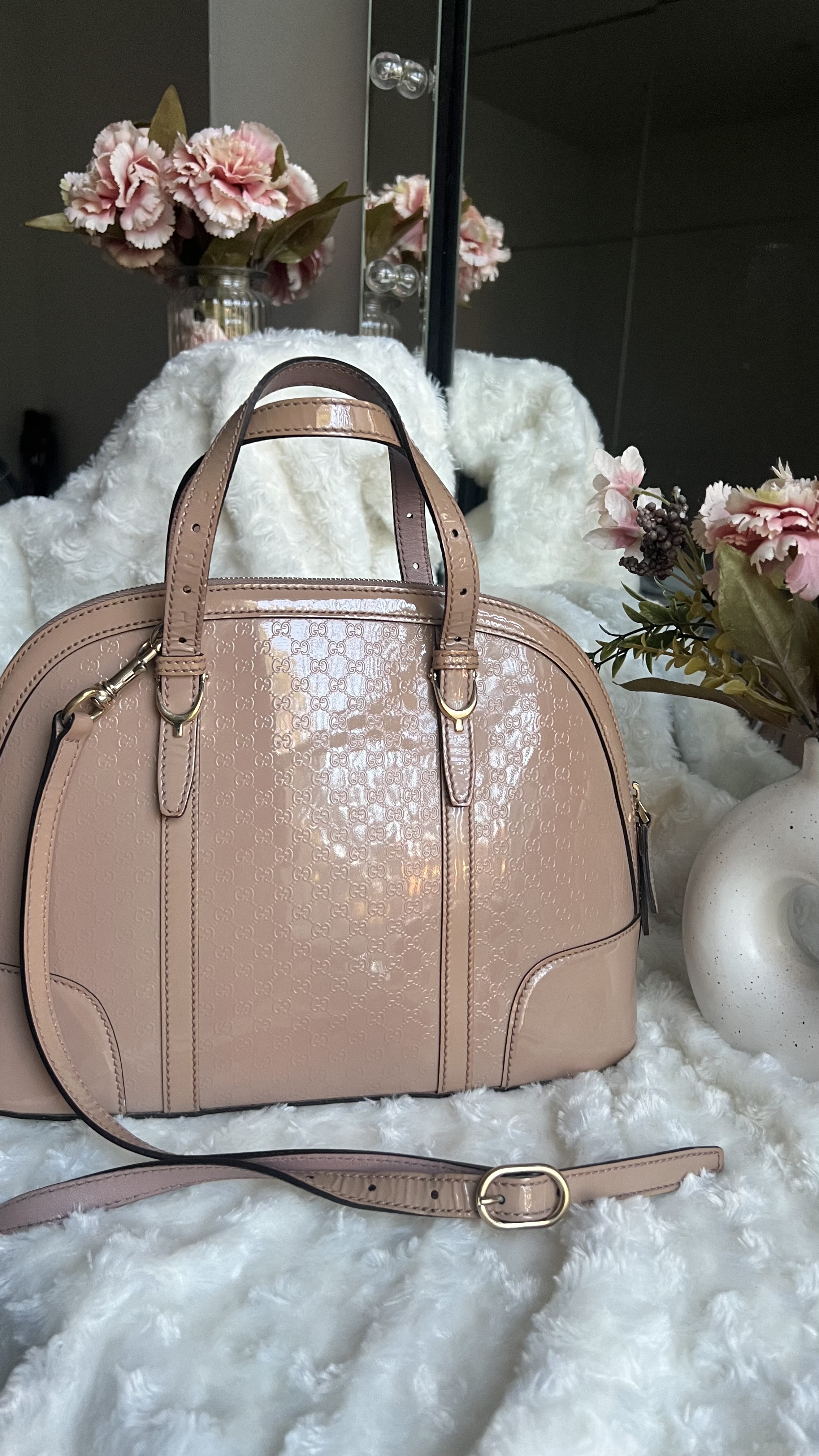 Gucci Beige Designer Handbag