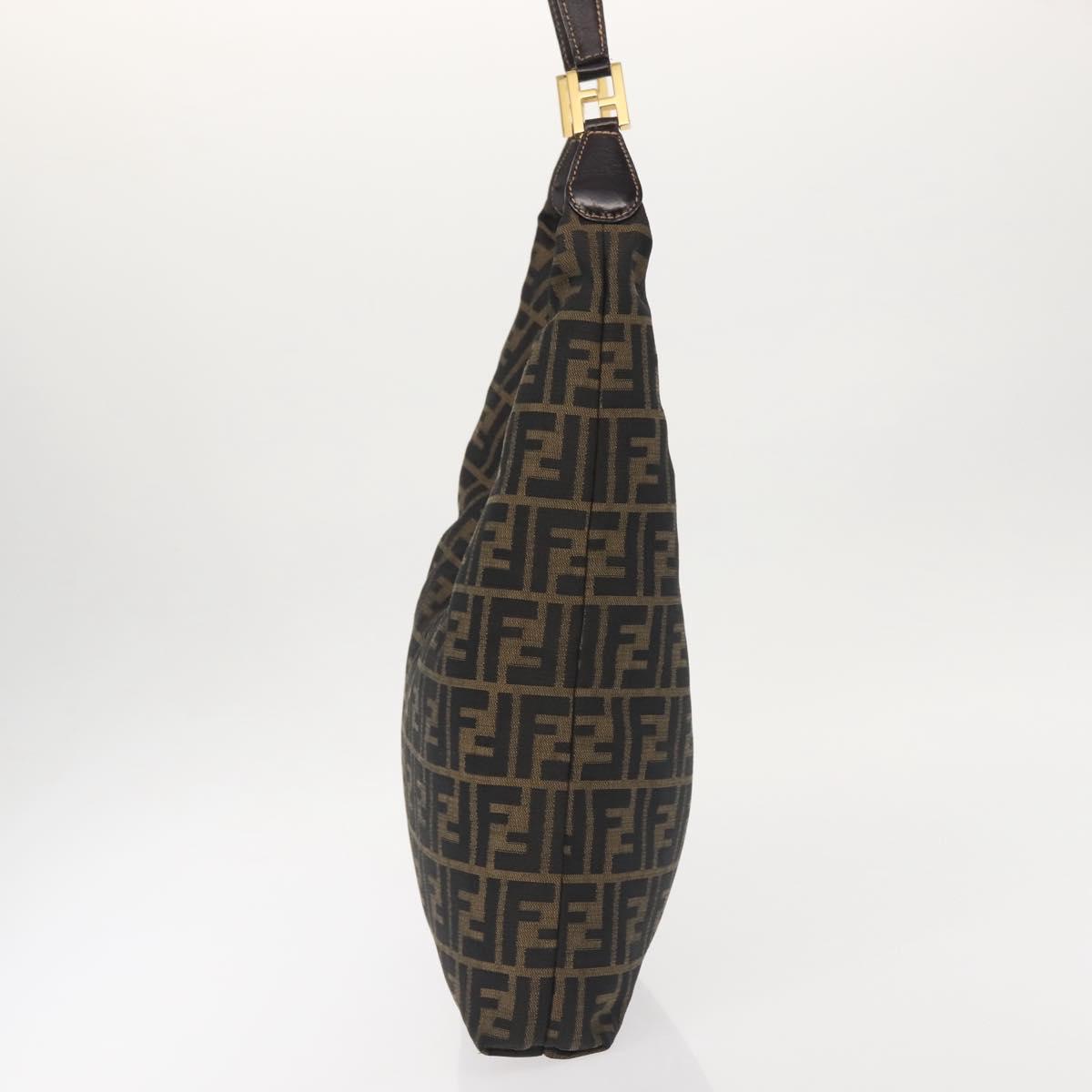 Fendi Zucca Hobo Canvas Shoulder Bag