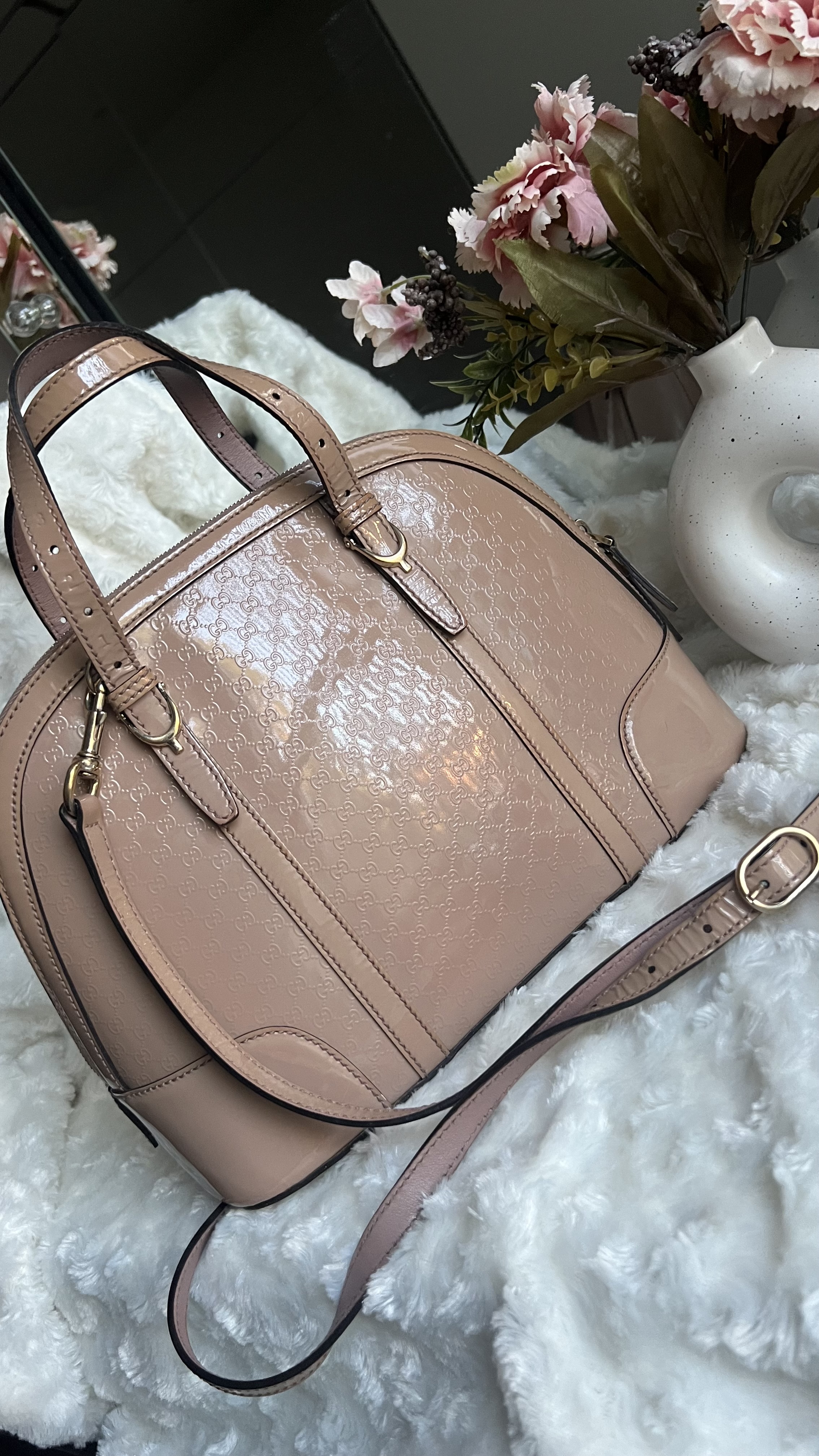 Gucci Beige Designer Handbag