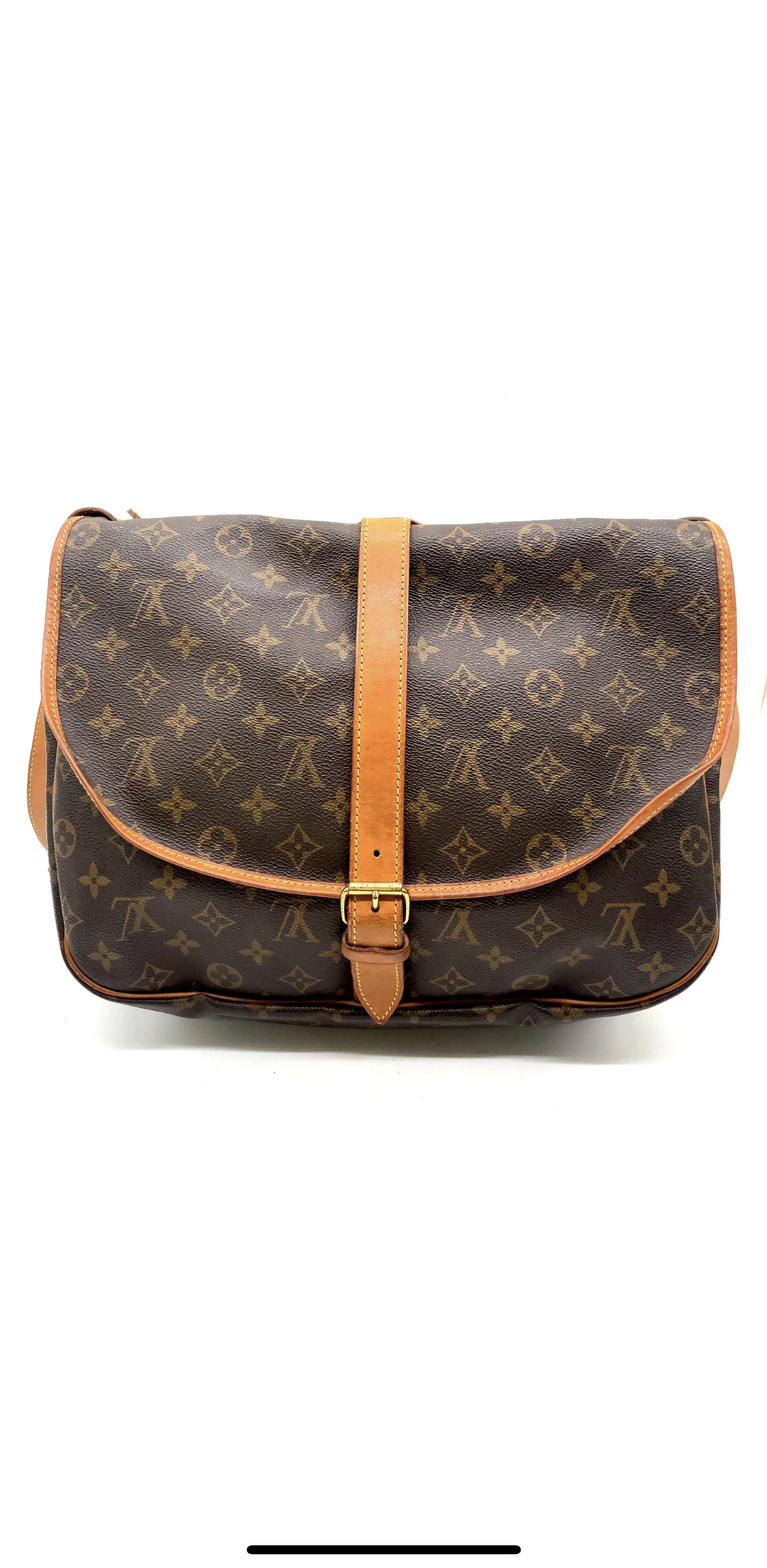 Louis Vuitton Monogram Saumur 35 Messenger Bag