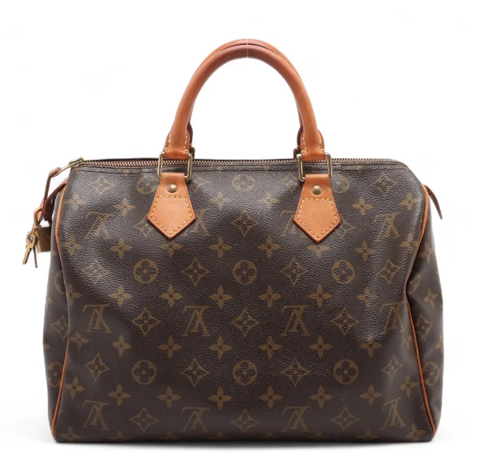 Louis Vuitton Monogram Speedy 30 with lock and keys