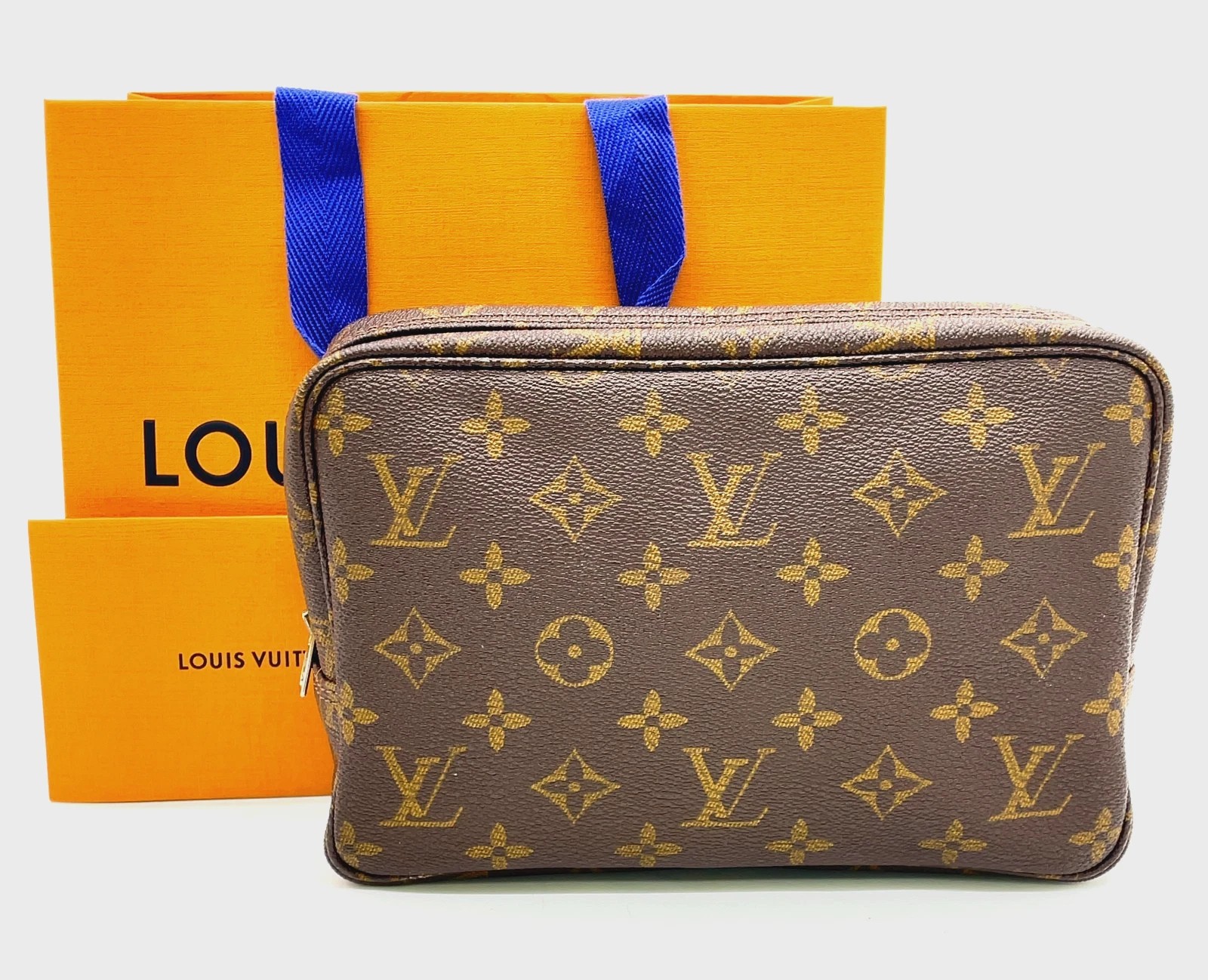 Louis Vuitton Monogram Trousse Toilette 23 M47524 Pouch With LV Bag