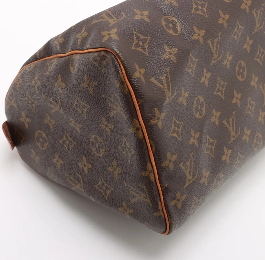 Louis Vuitton Monogram Speedy 30 with lock and keys