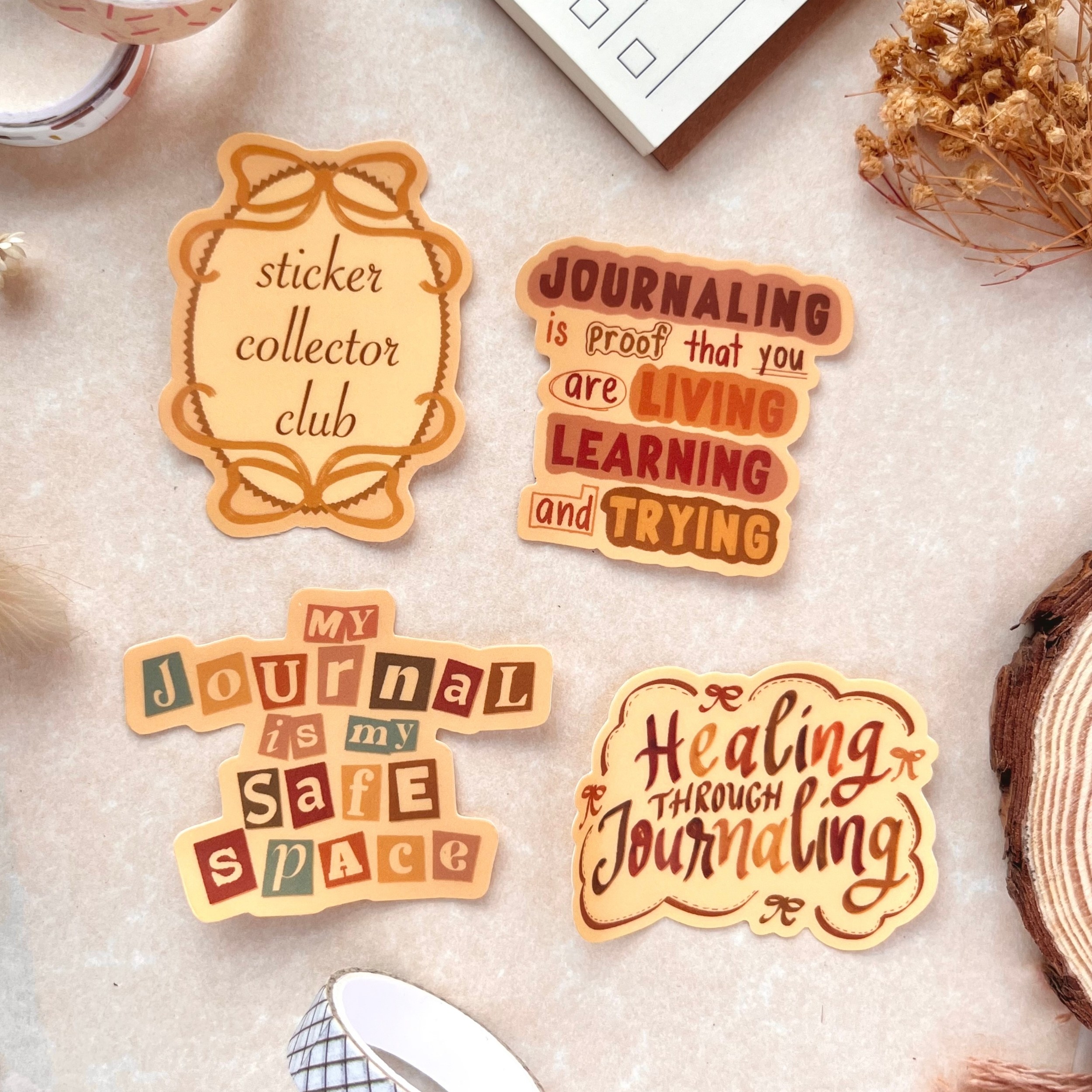 All about Journaling & Sticker Hoarding Waterproof Vinyl Stickers