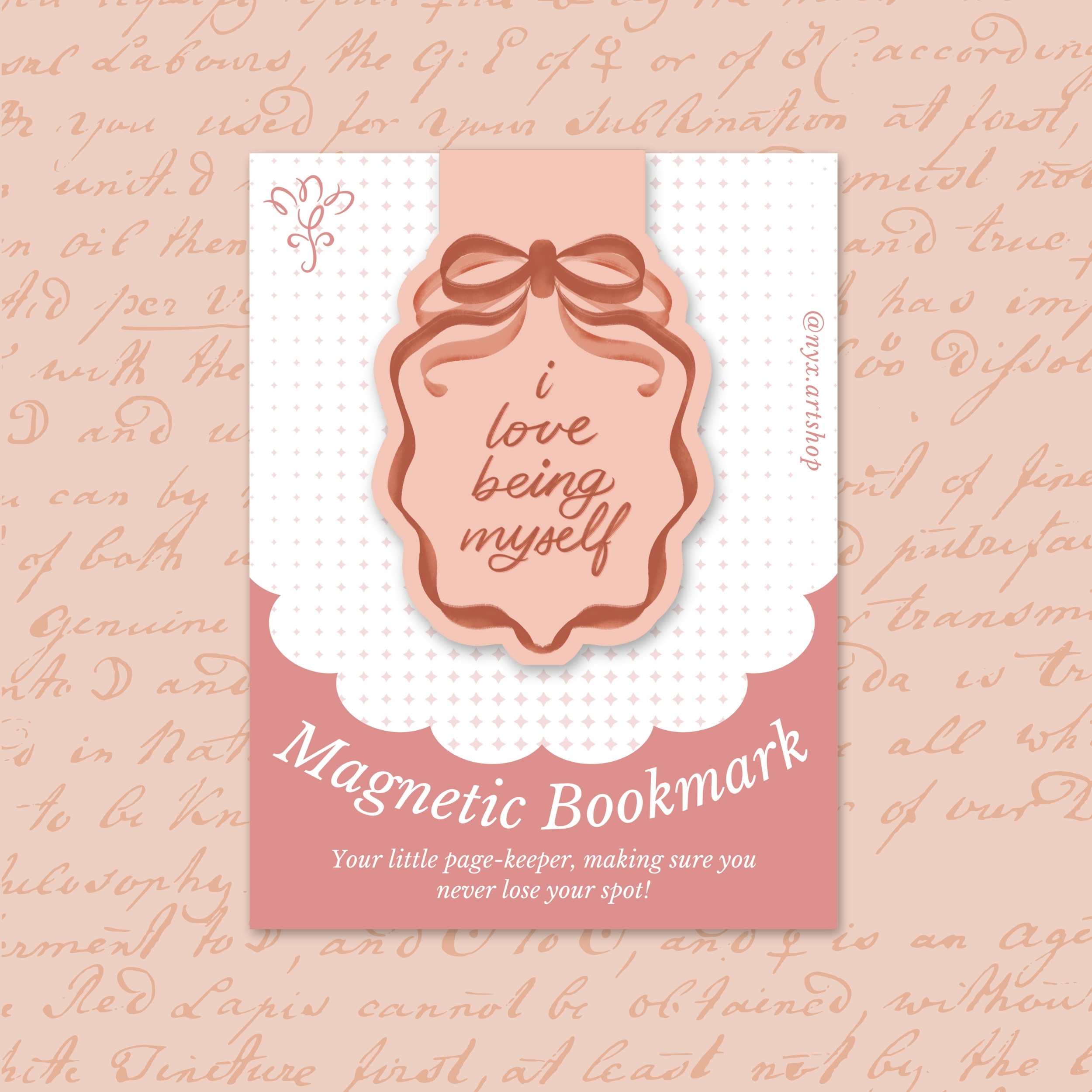 Girly Coquette Collection | Solo Magnetic Bookmarks