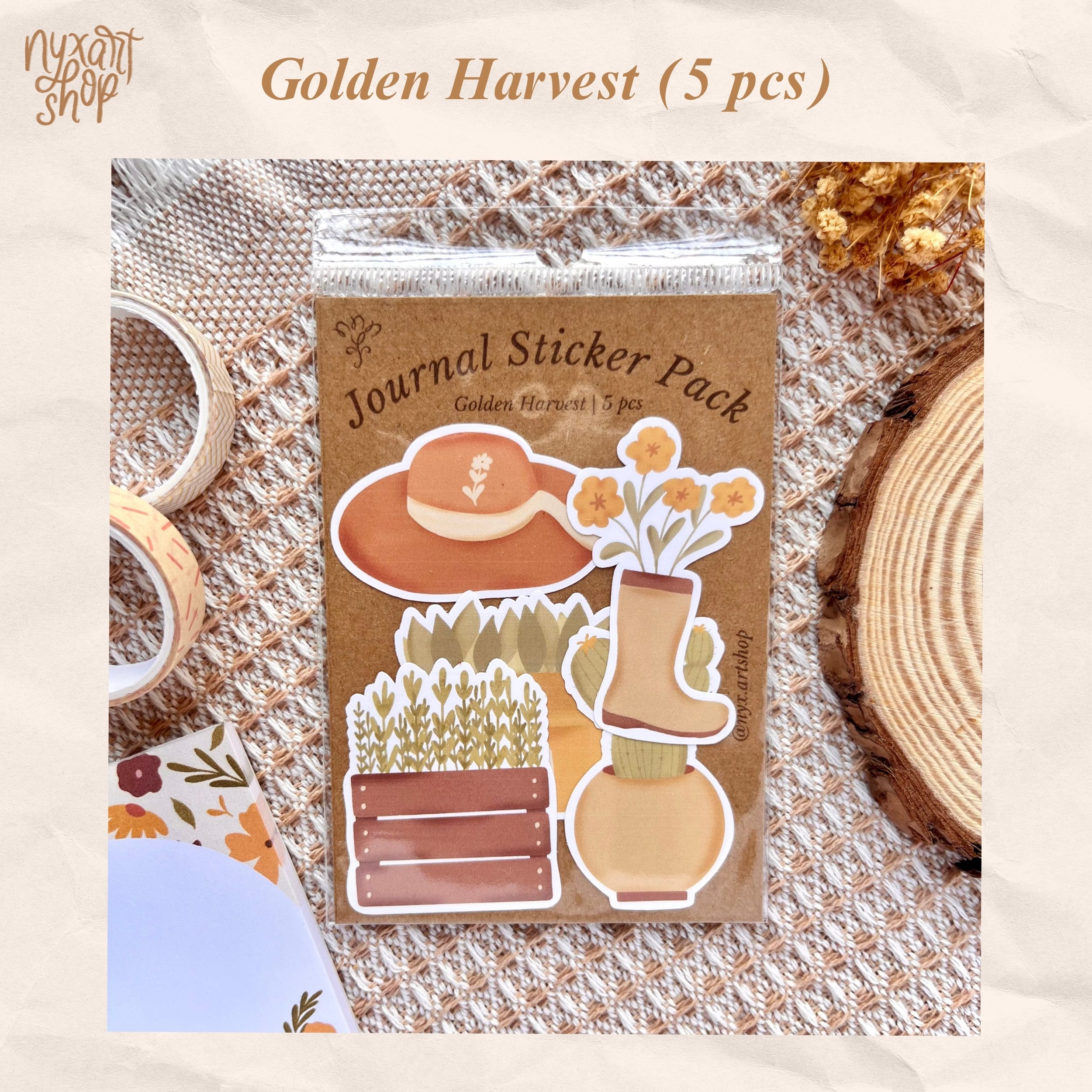 Floral Garden Sticker Pack for Journal