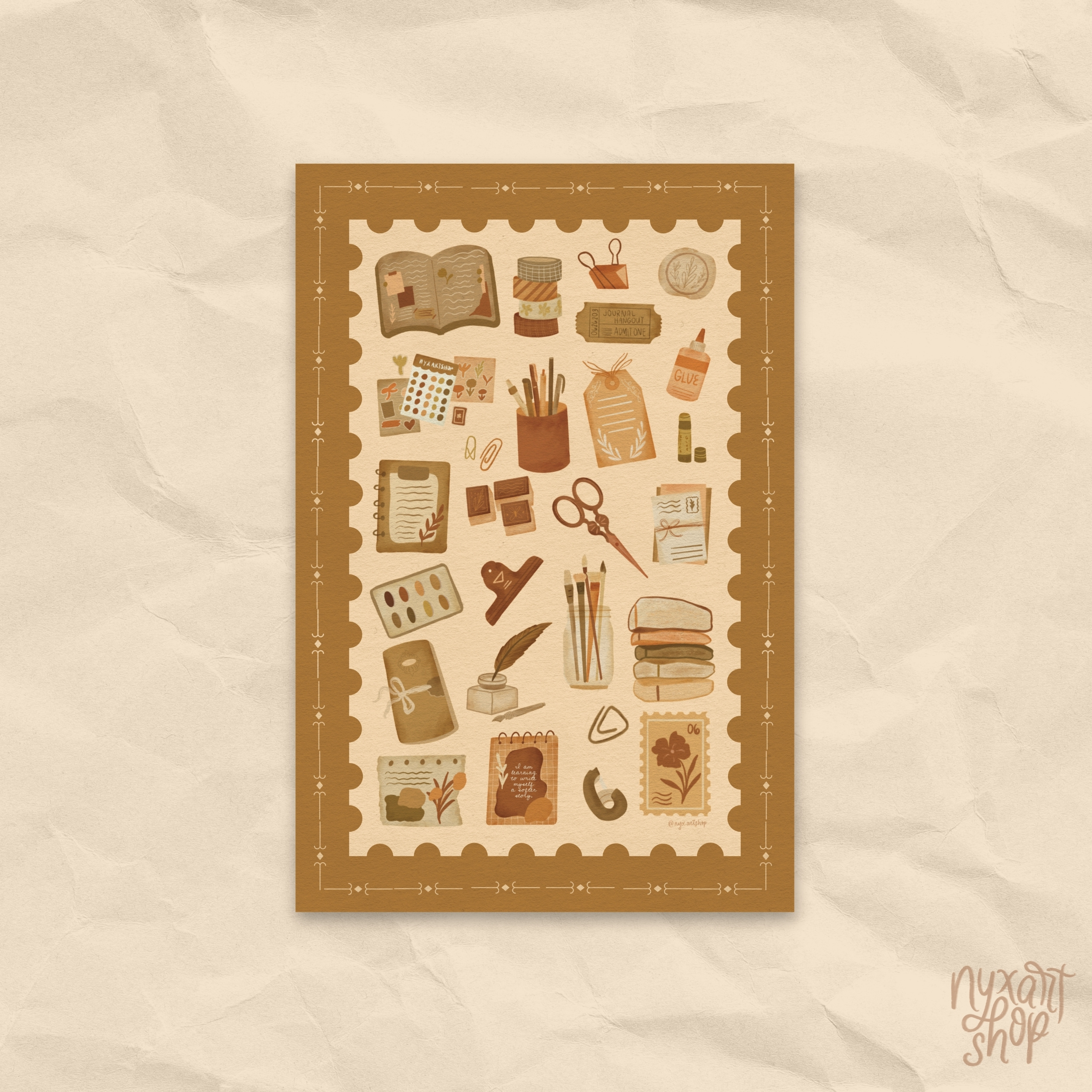 Journaling Things | Art Print