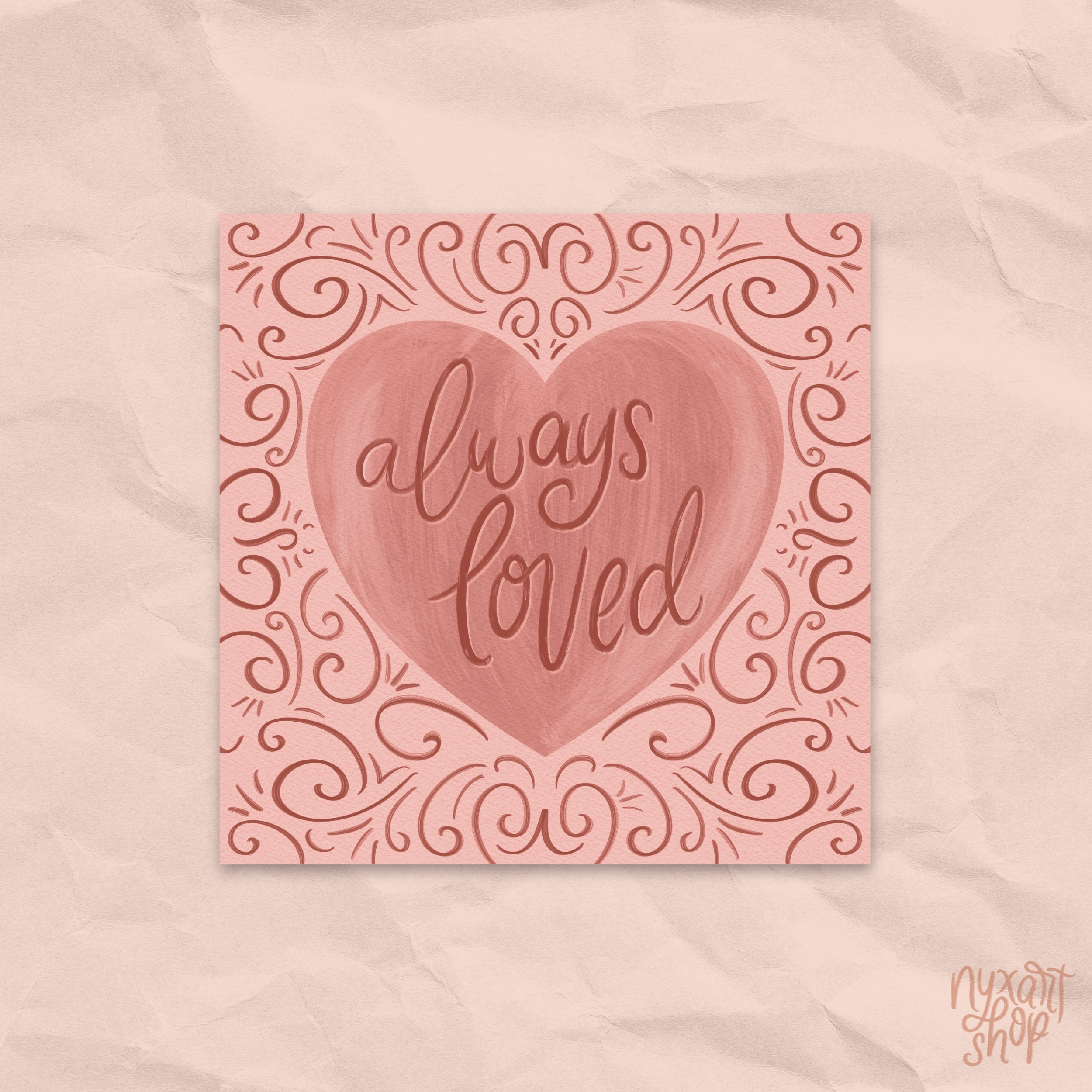 Always Loved | Art Print 5x5