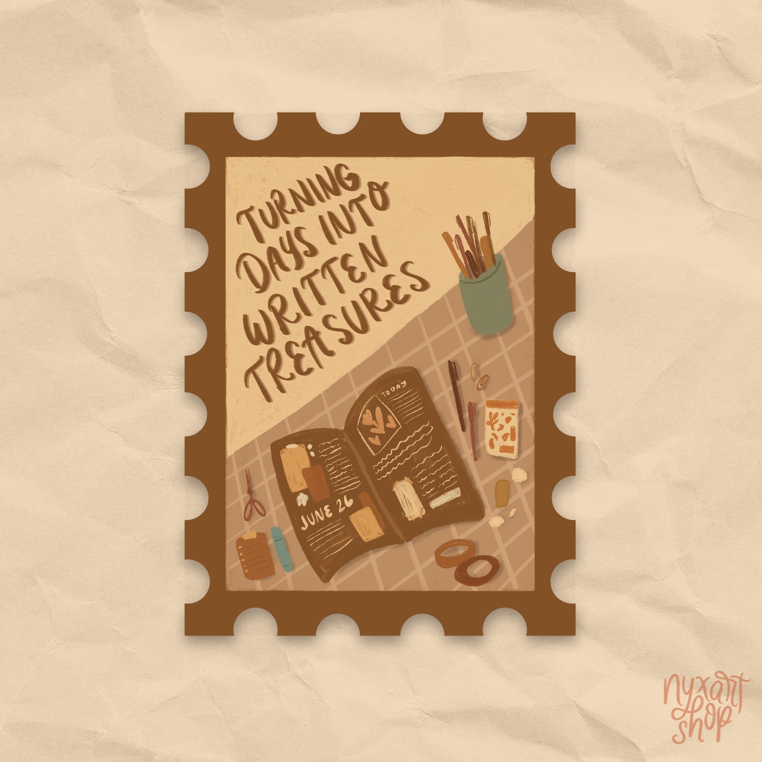 All about Journaling & Sticker Hoarding Waterproof Vinyl Stickers