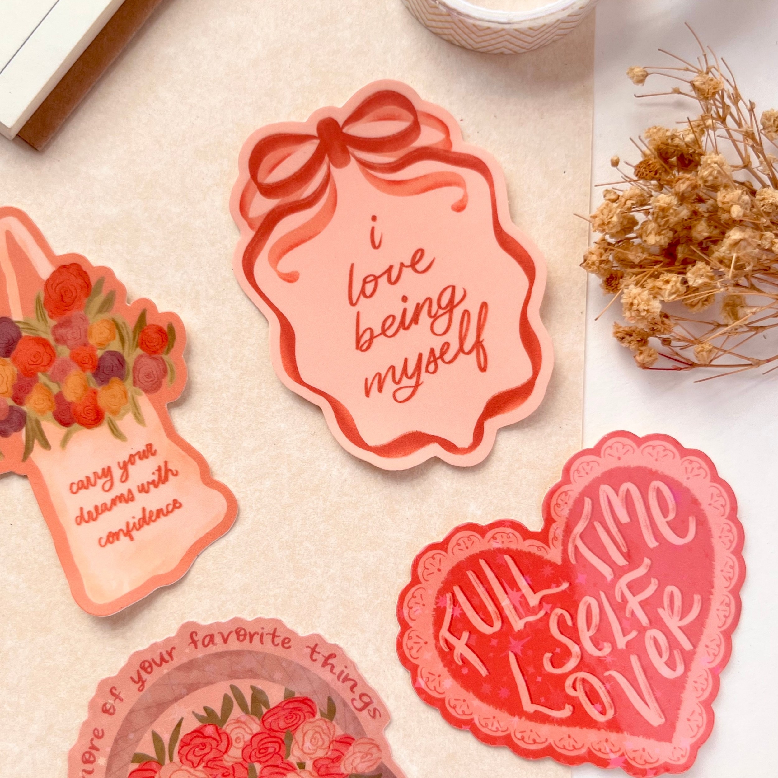 Coquette Girly Waterproof Vinyl Stickers