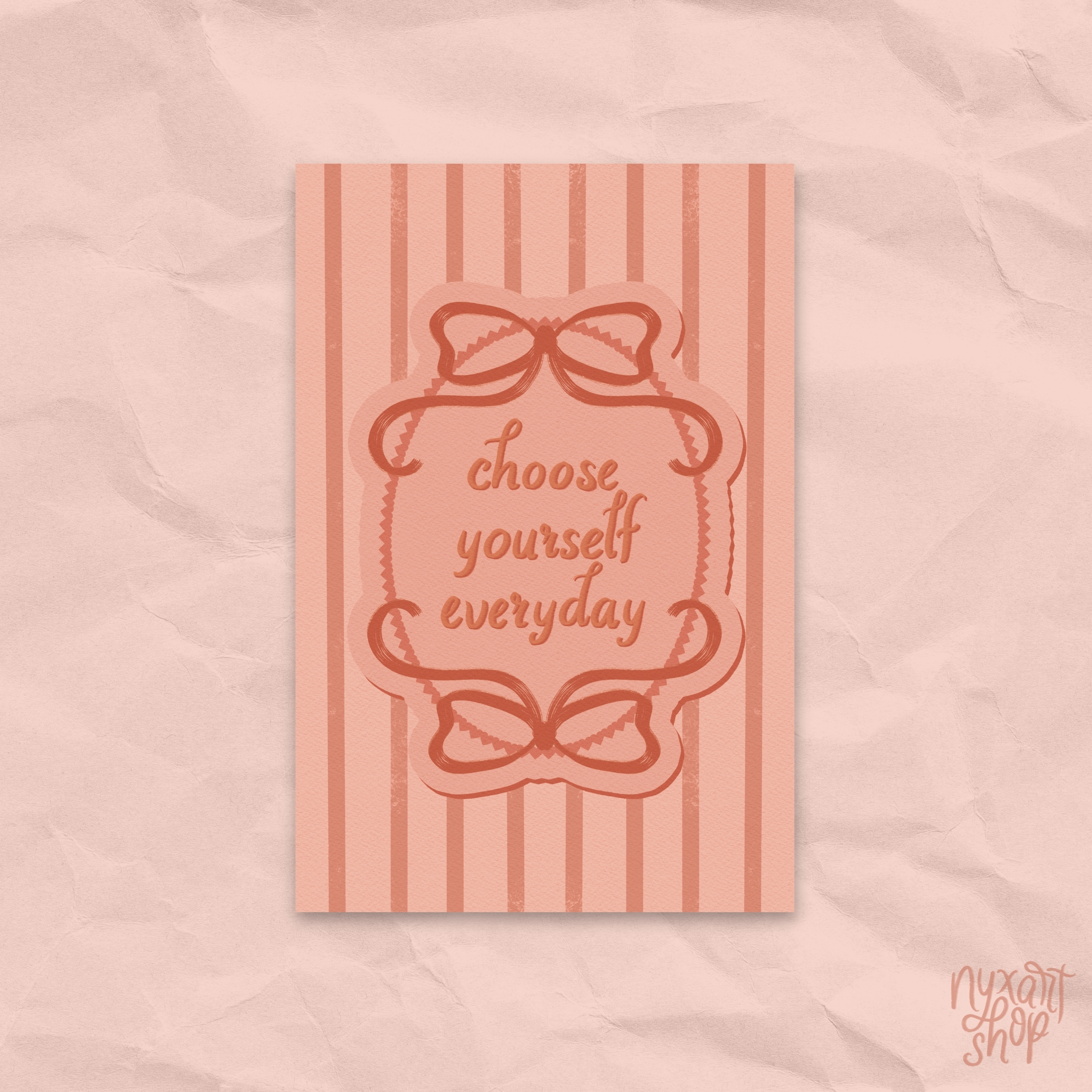 Choose Yourself Everyday | Art Print