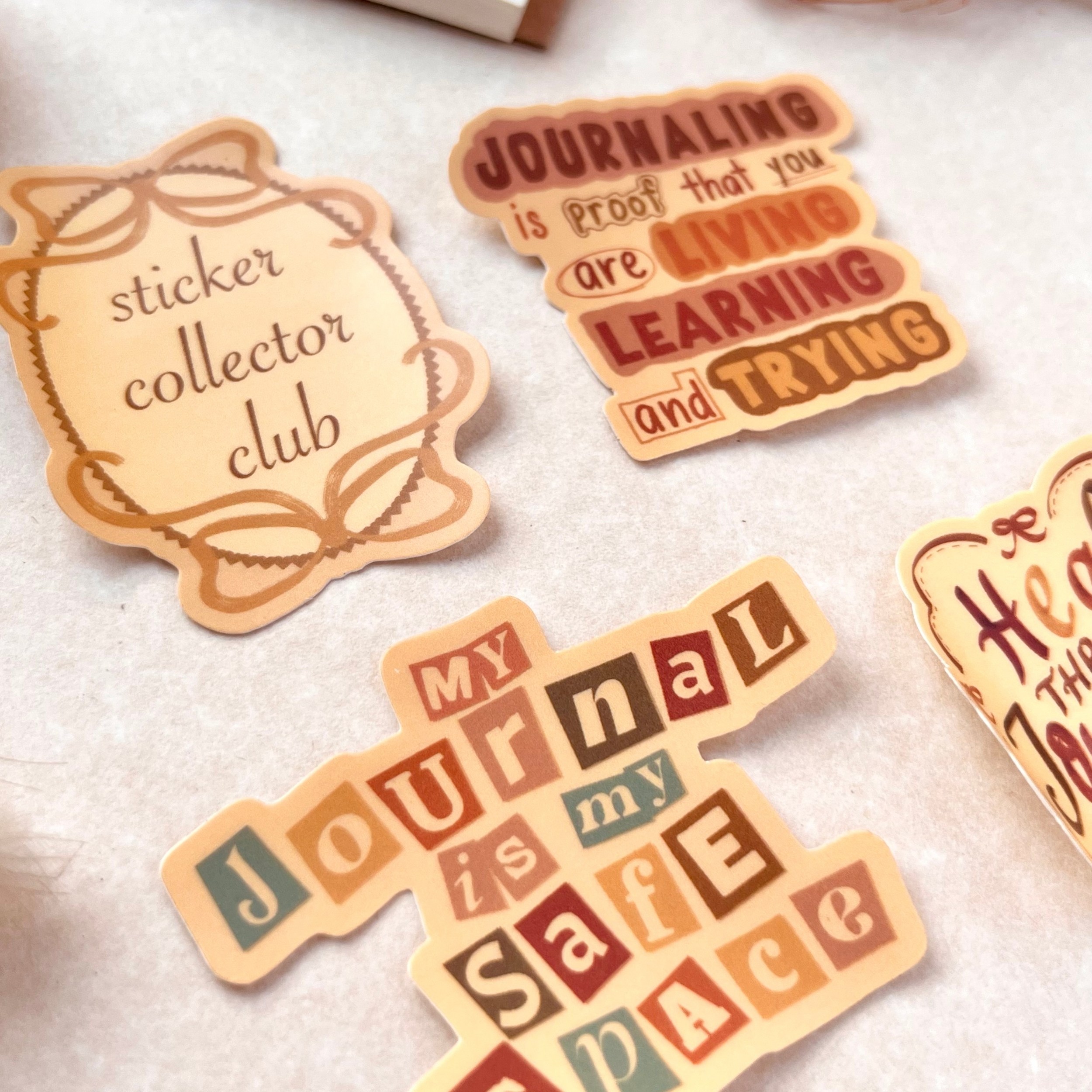 All about Journaling & Sticker Hoarding Waterproof Vinyl Stickers