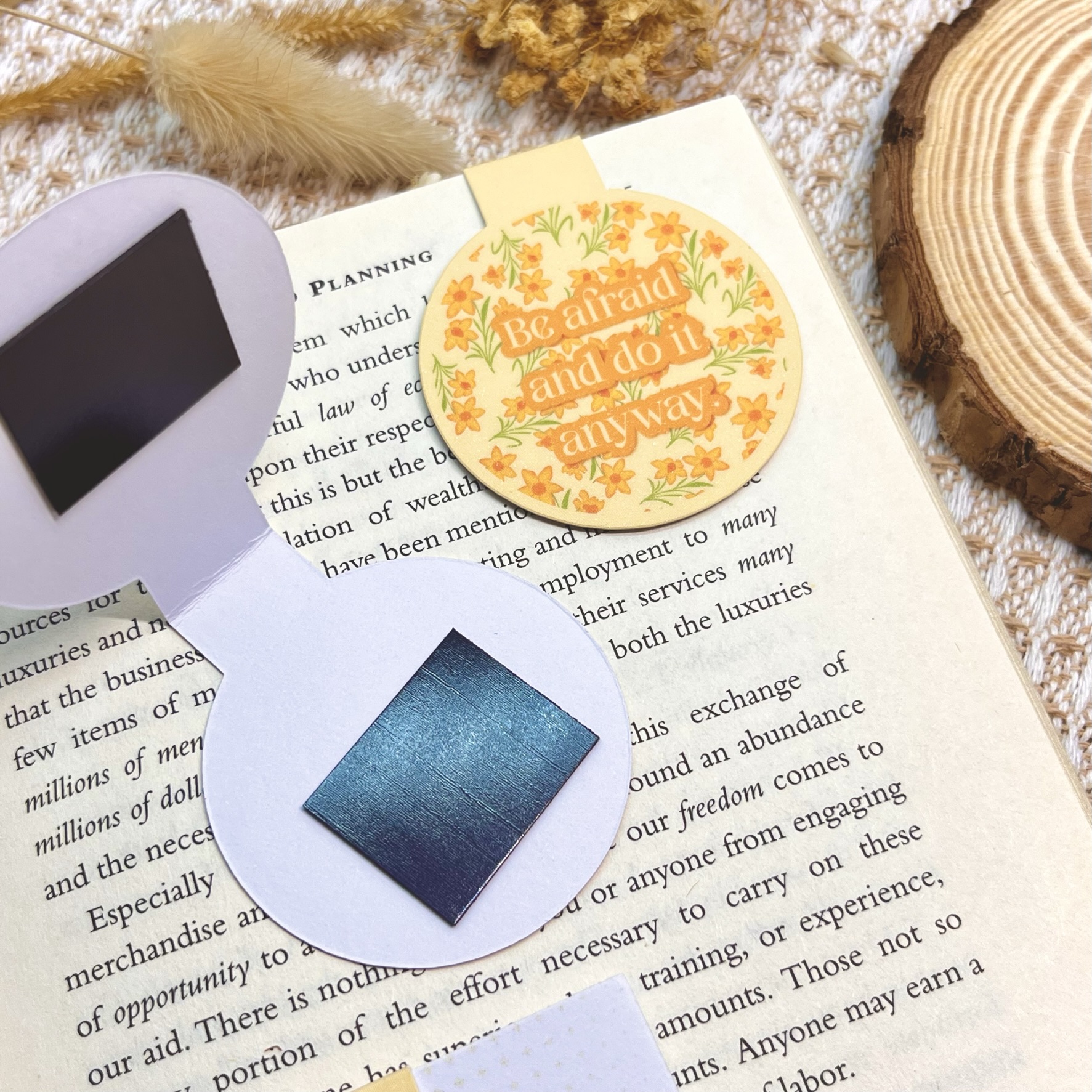 Patterned Floral Collection | Solo Magnetic Bookmarks