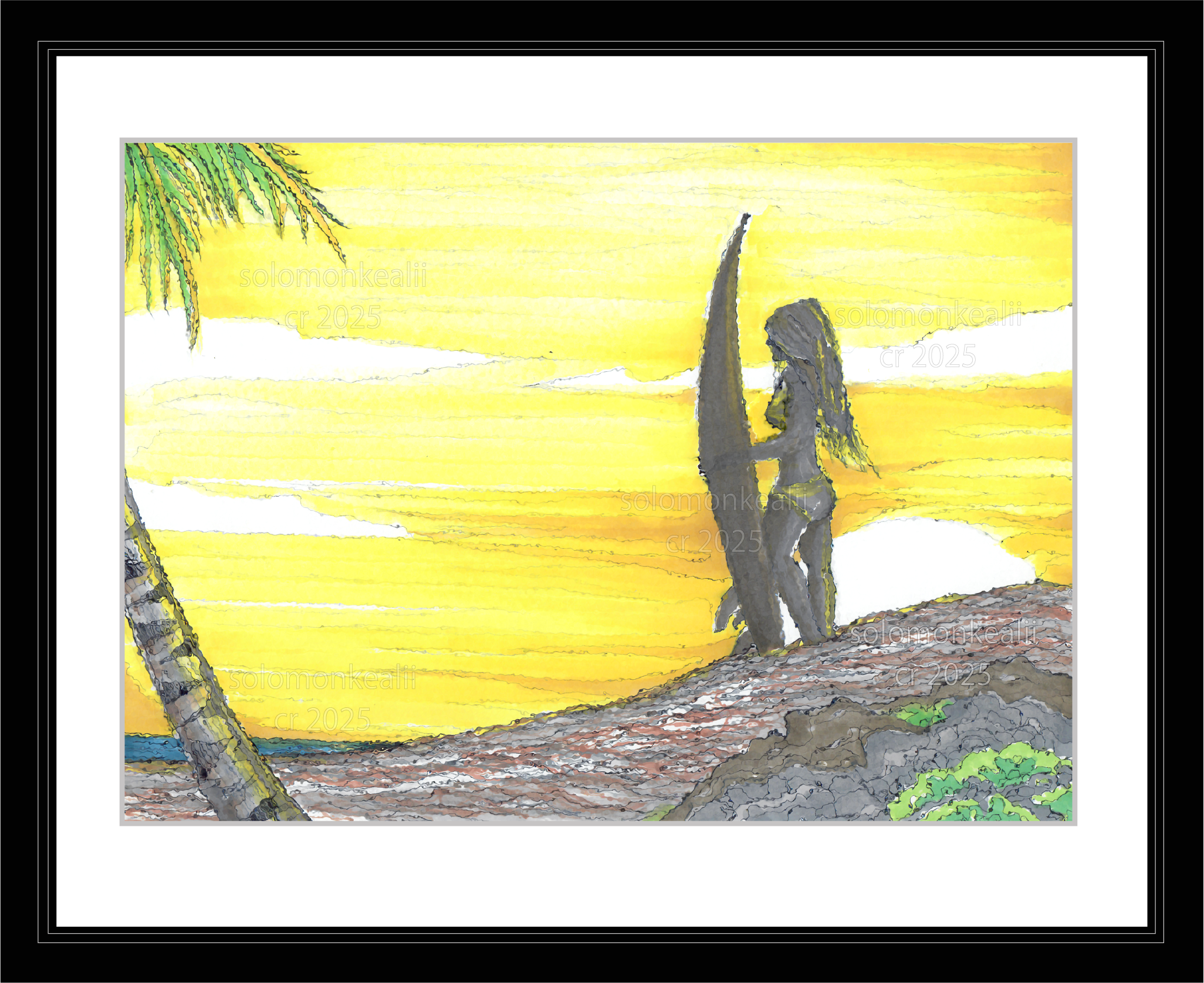 'SUNSET SURFER'
