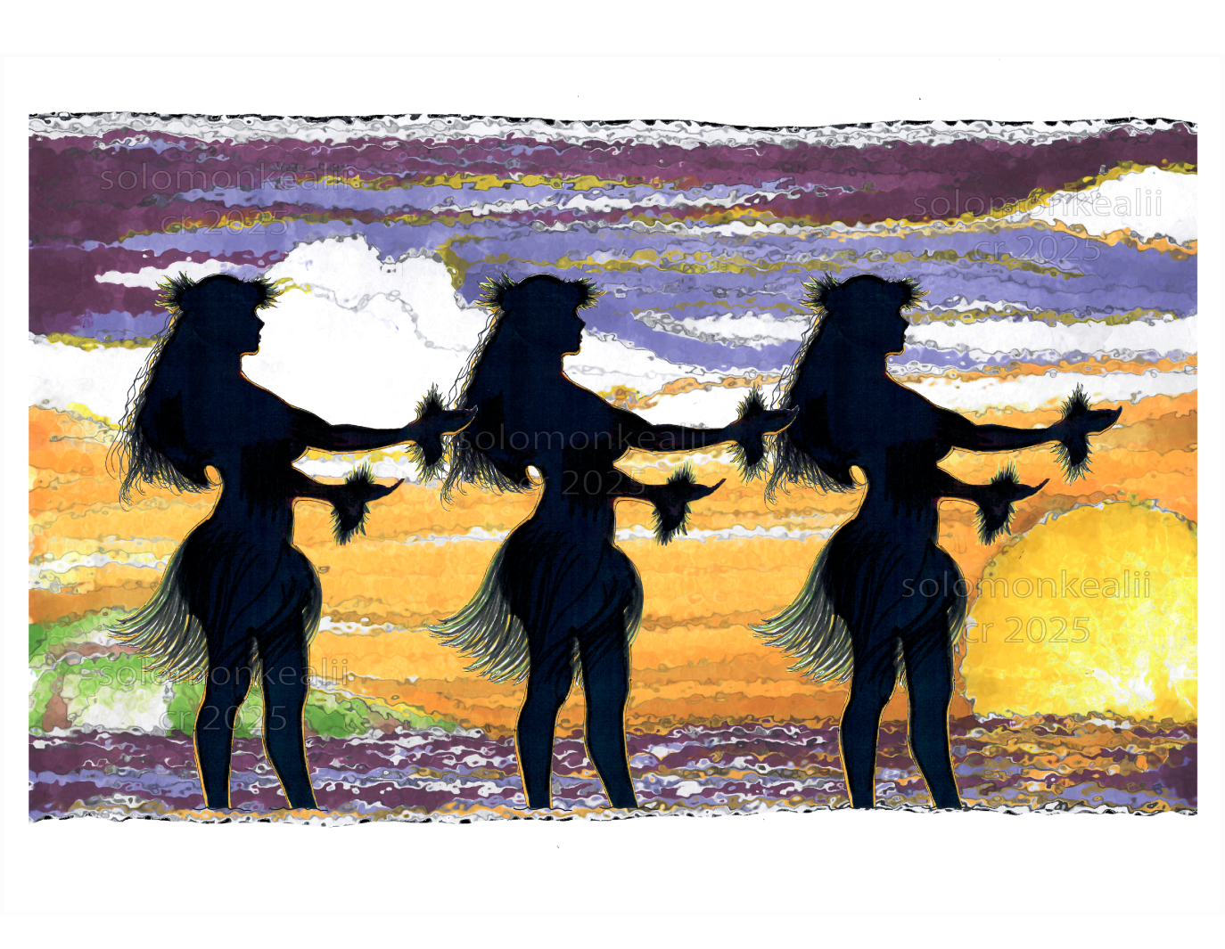 'Hawaiian Hula Dancers' (Digital)
