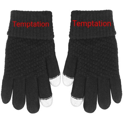 Embroidered Temptation Gloves.