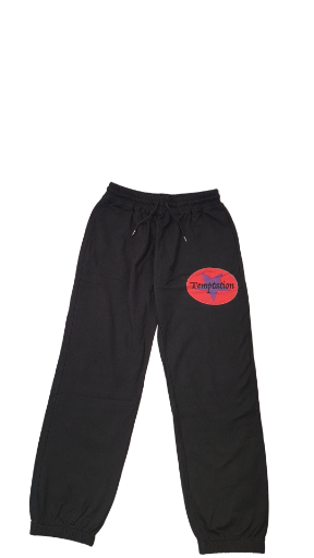 Front sided Temptation "Circus Seal" joggers.