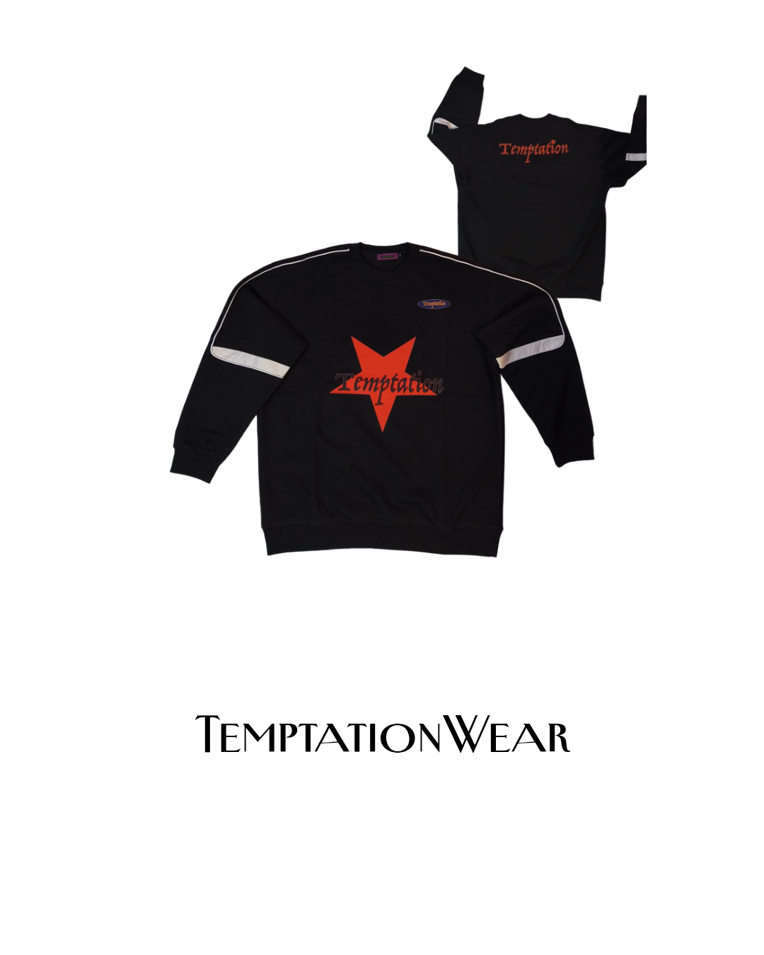 Reflective Temptation Crewneck