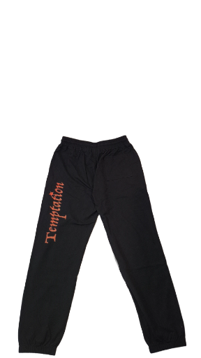 Front sided Temptation "Circus Seal" joggers.