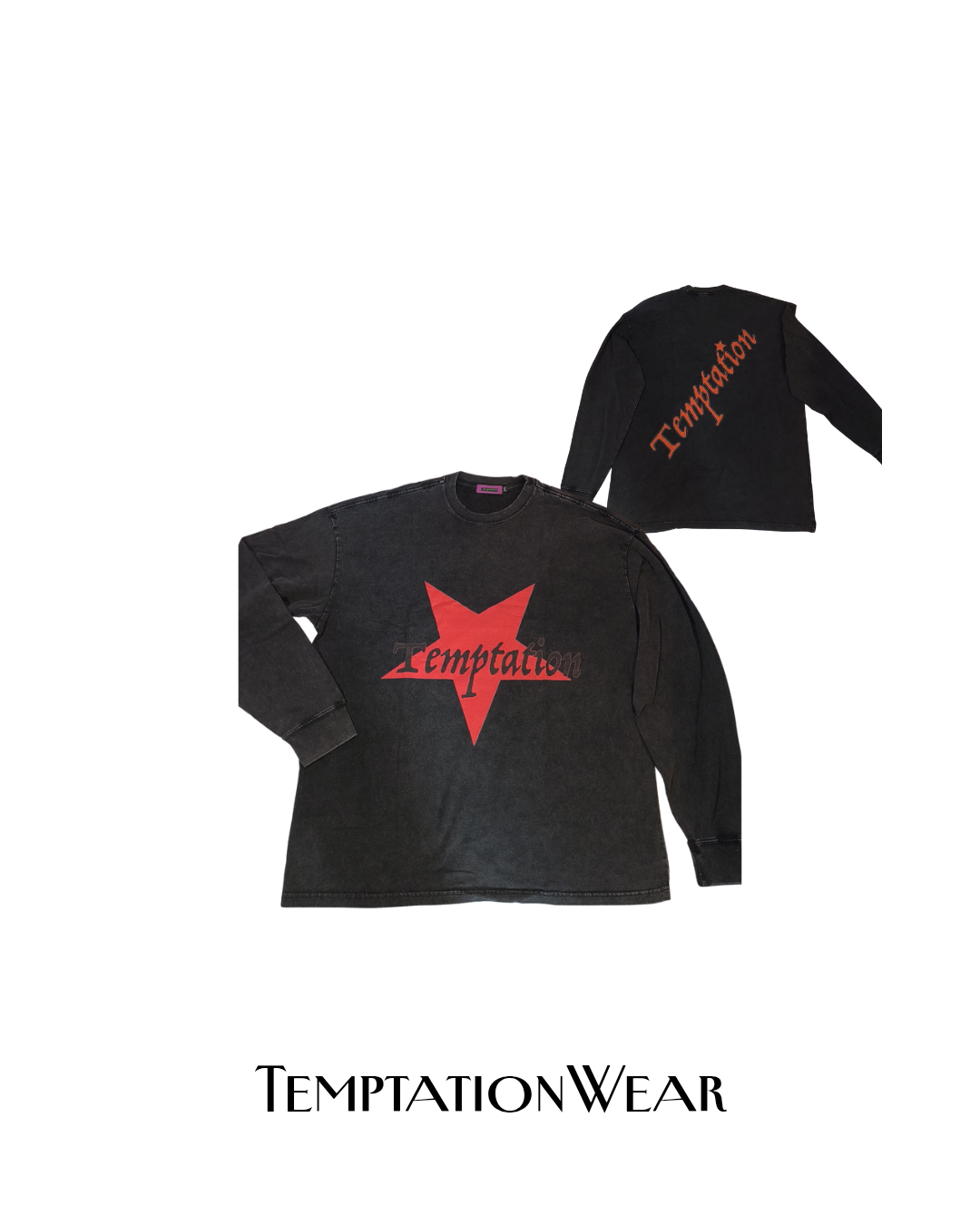 Acid Washed Temptation Long Sleeve