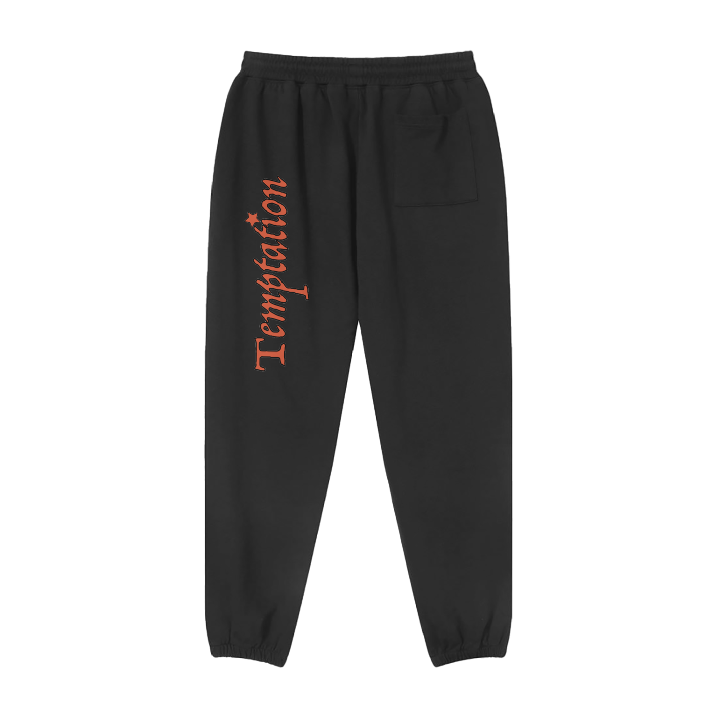 Front sided Temptation "Circus Seal" joggers.