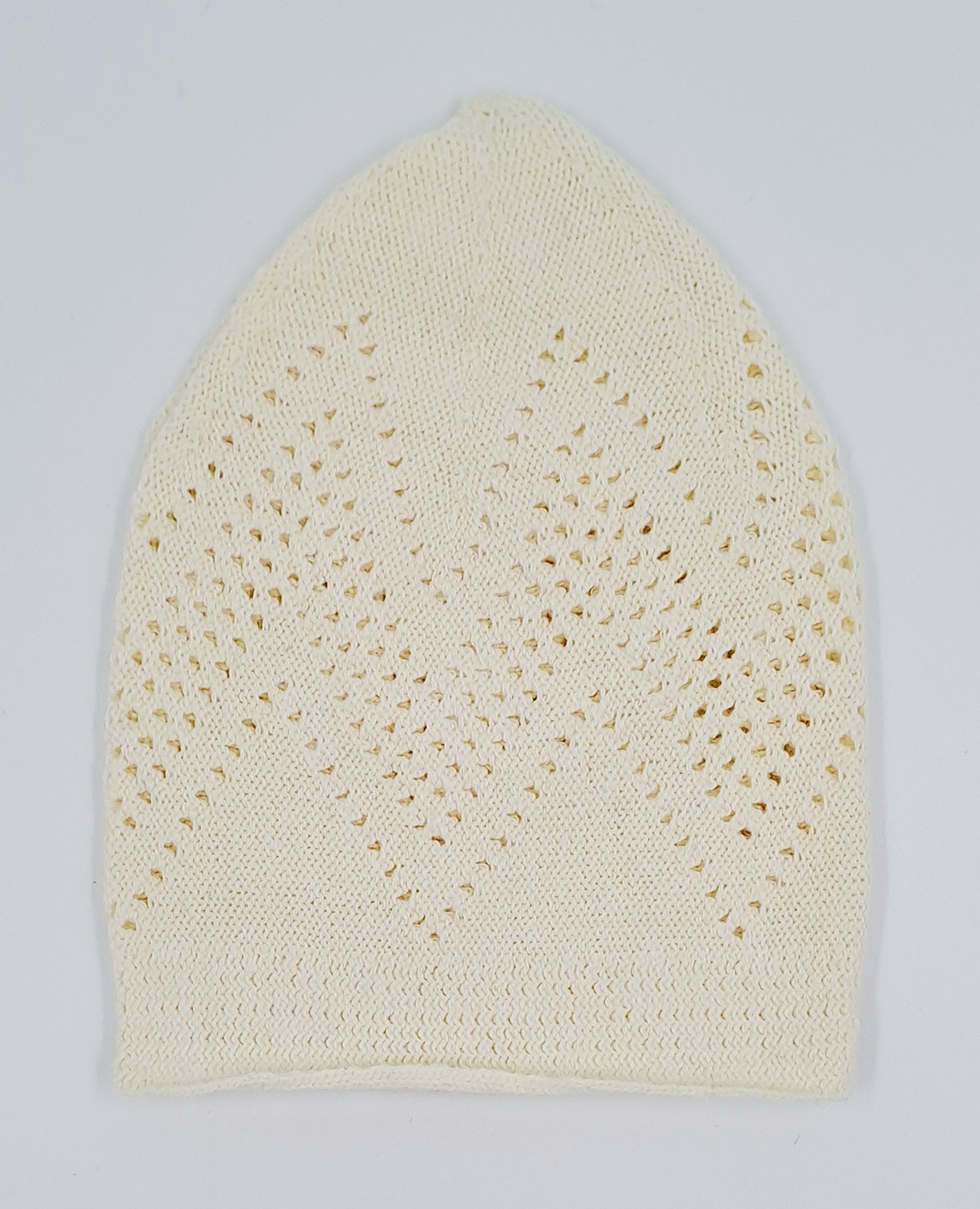 Chachia blanc cassé (taille unique)