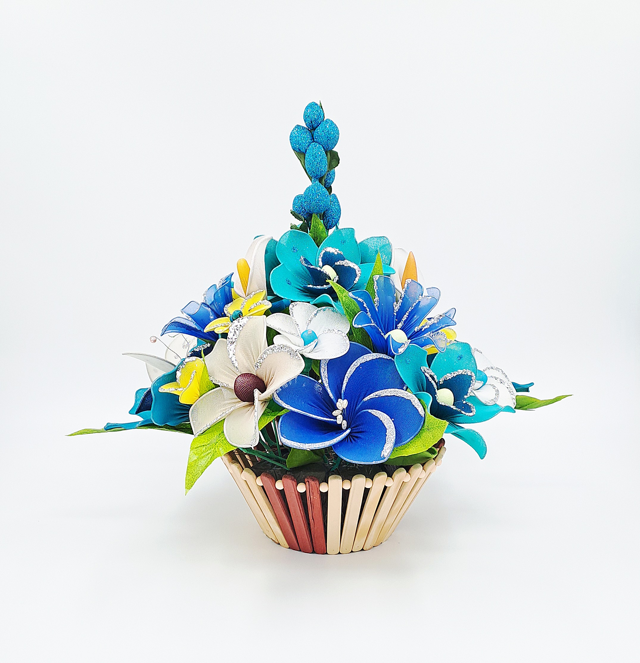 Bouquet de fleurs artisanal – fait main en Tunisie