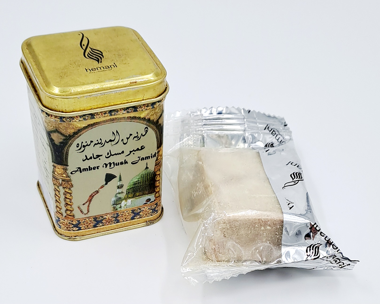 Hemani - Amber musk jamid / Musk blanc solide