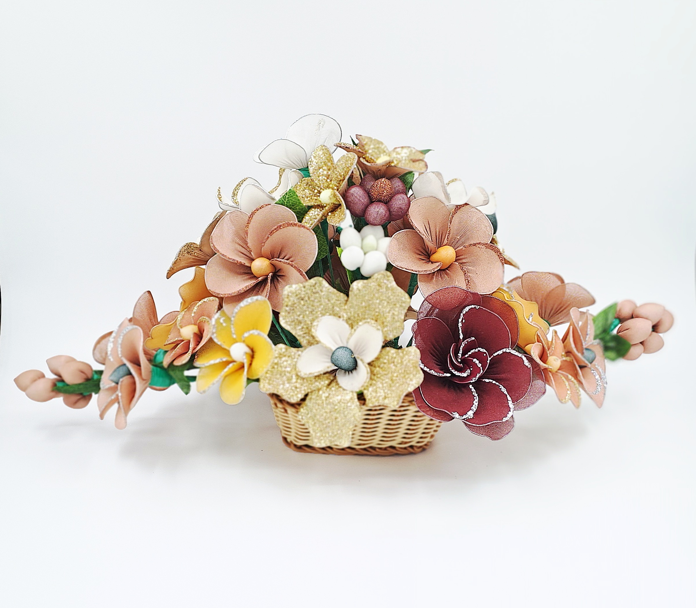 Bouquet de fleurs artisanal – fait main en Tunisie