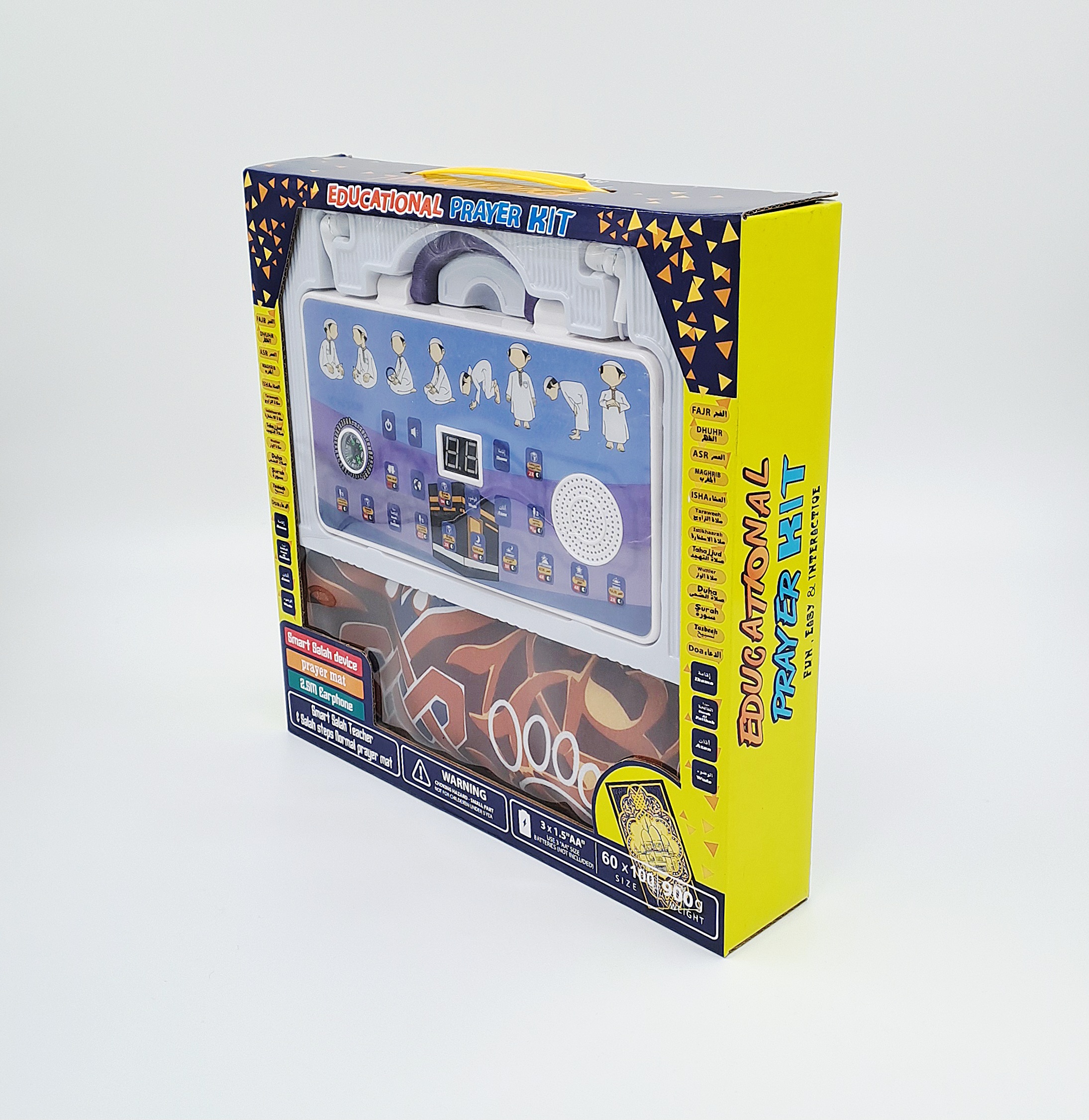 Tapis interactif avec écouteurs